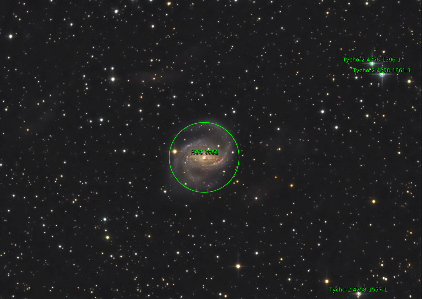 Sternkarten-Overlay (Astrometry.net)