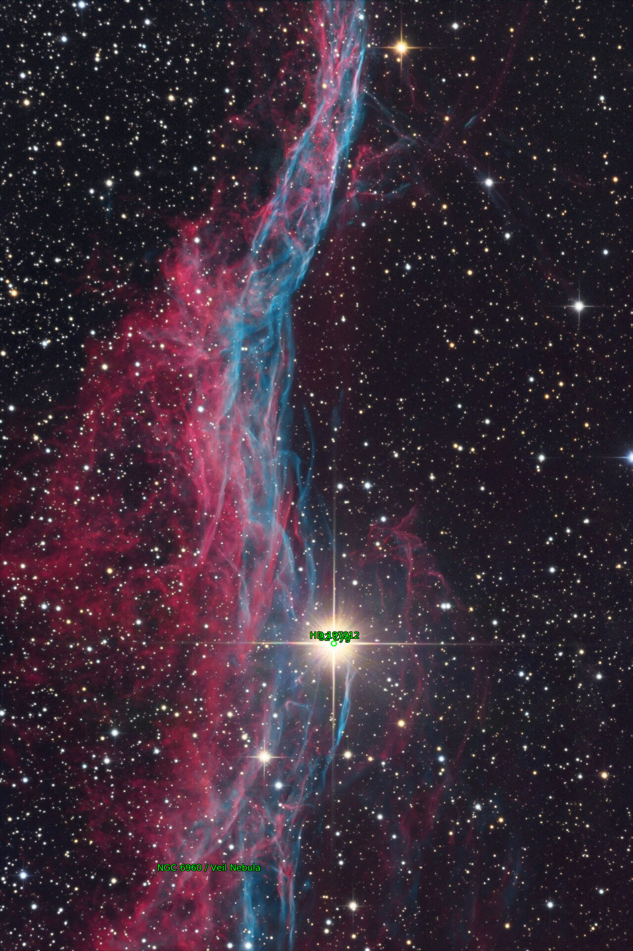 Sternkarten-Overlay (Astrometry.net)