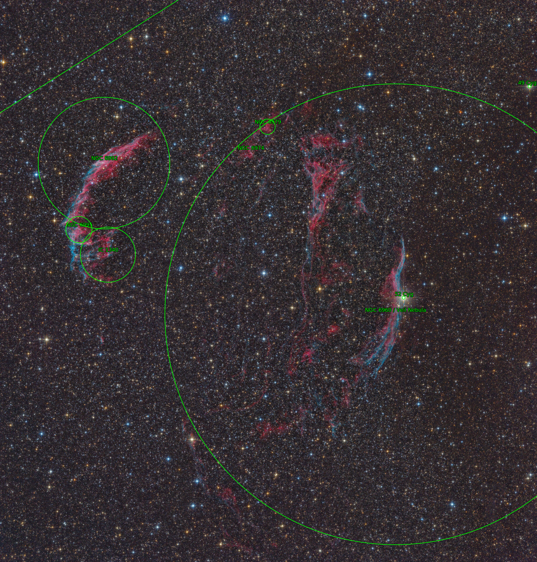 Sternkarten-Overlay (Astrometry.net)