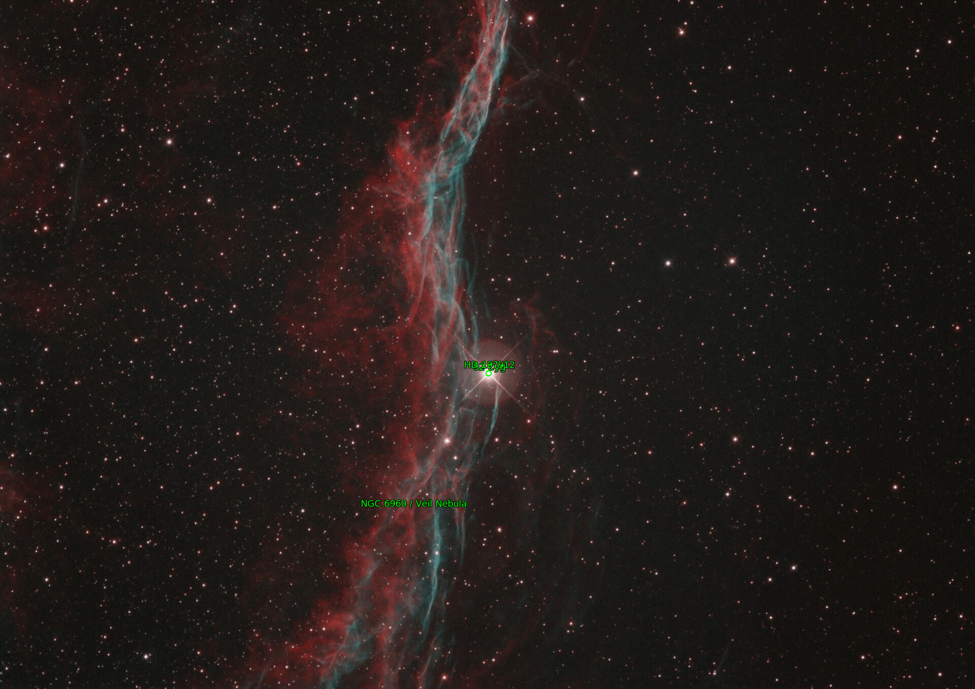 Sternkarten-Overlay (Astrometry.net)