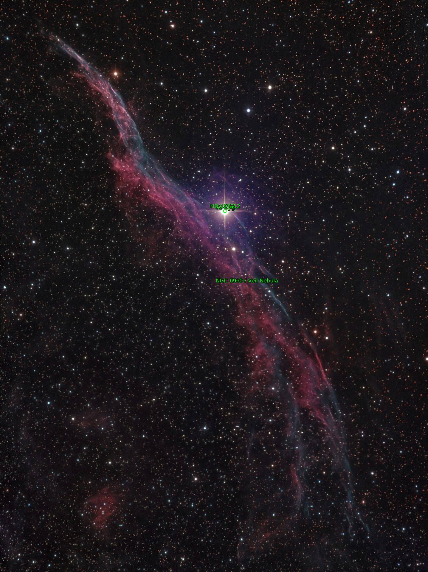 Sternkarten-Overlay (Astrometry.net)
