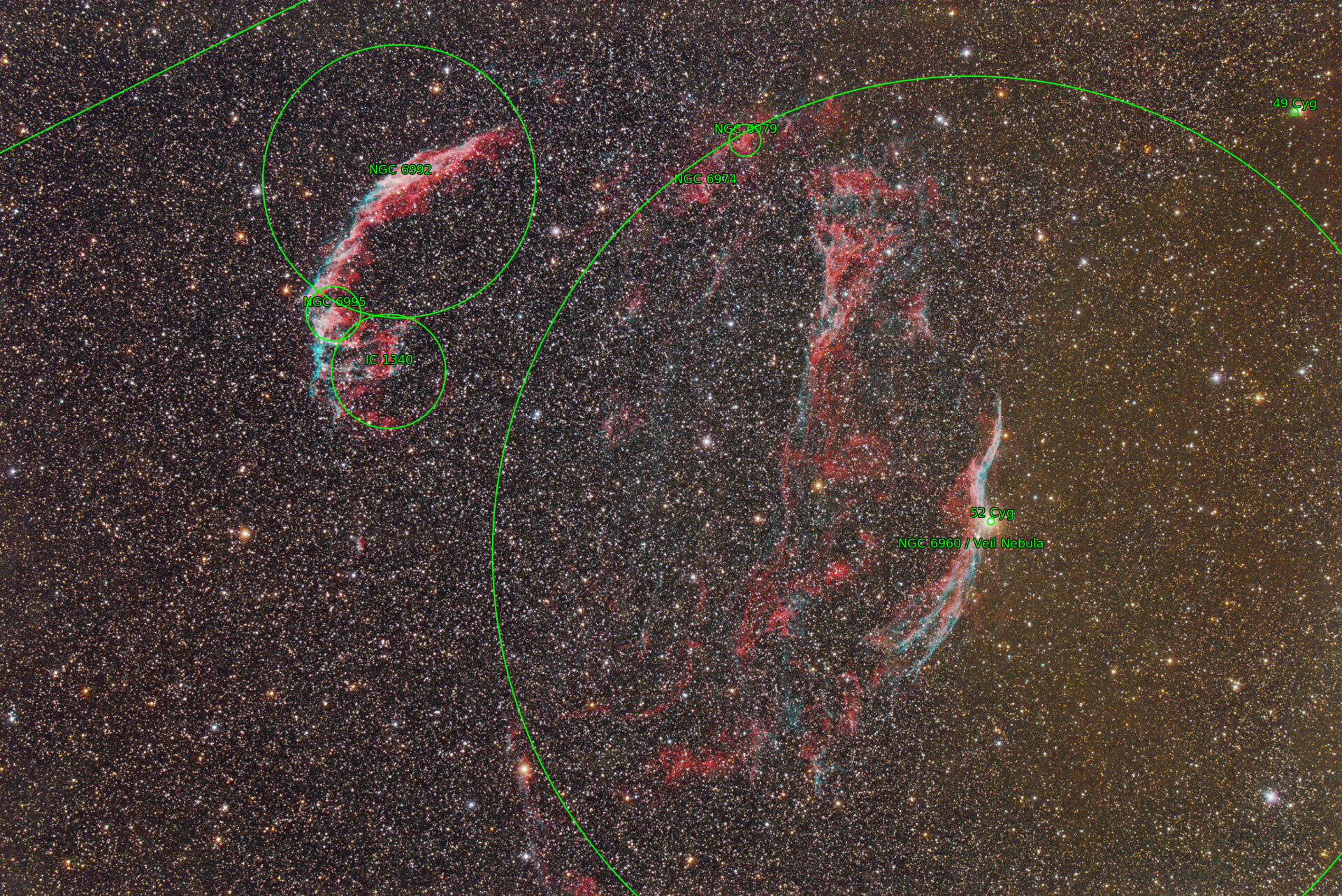 Sternkarten-Overlay (Astrometry.net)