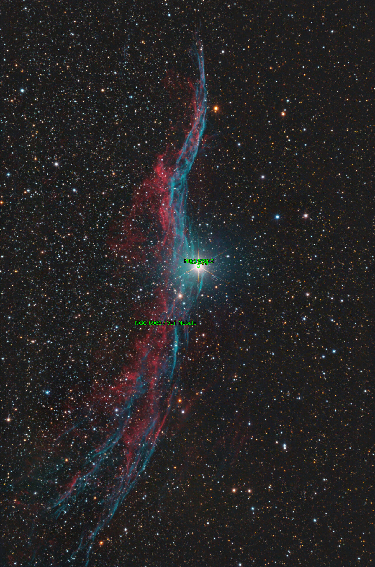 Sternkarten-Overlay (Astrometry.net)