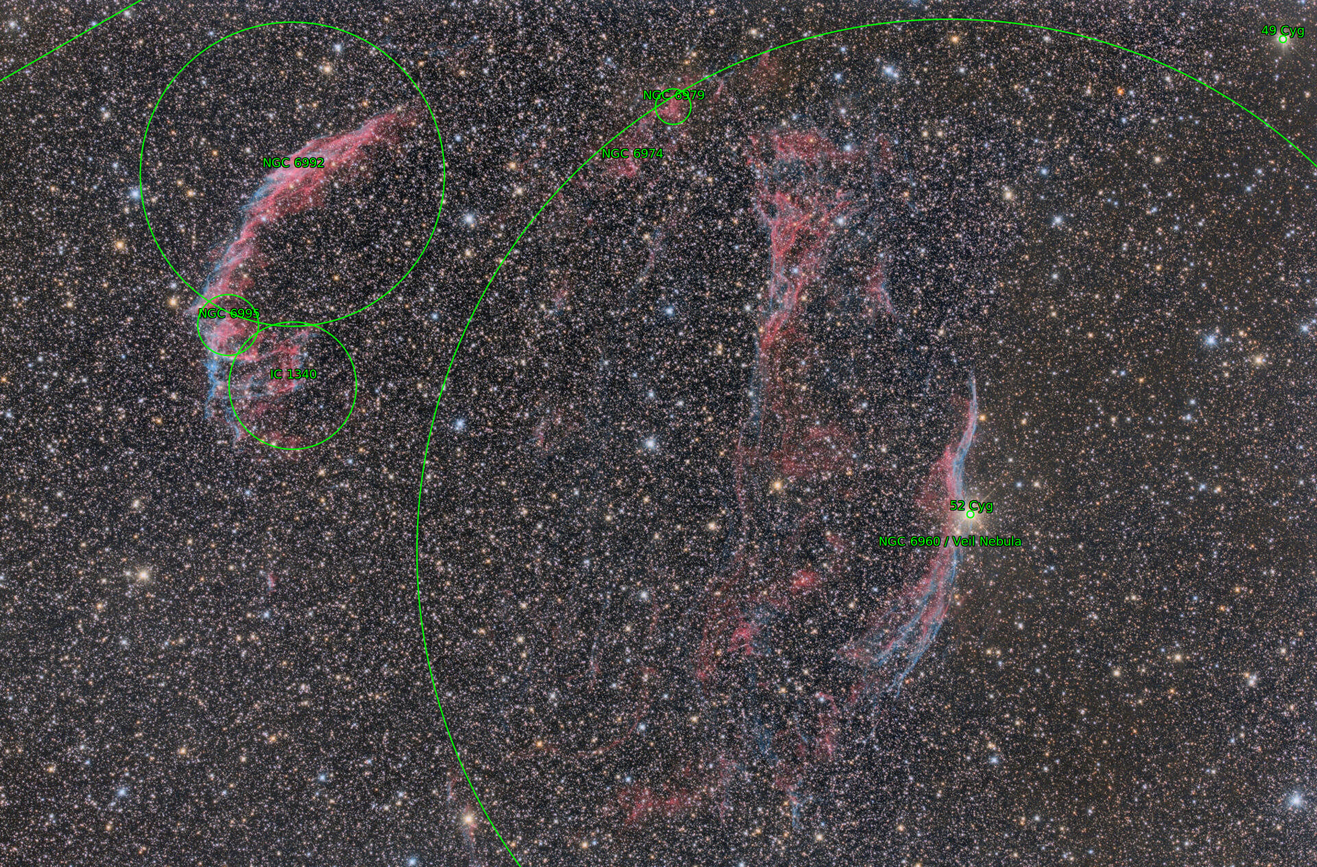 Sternkarten-Overlay (Astrometry.net)