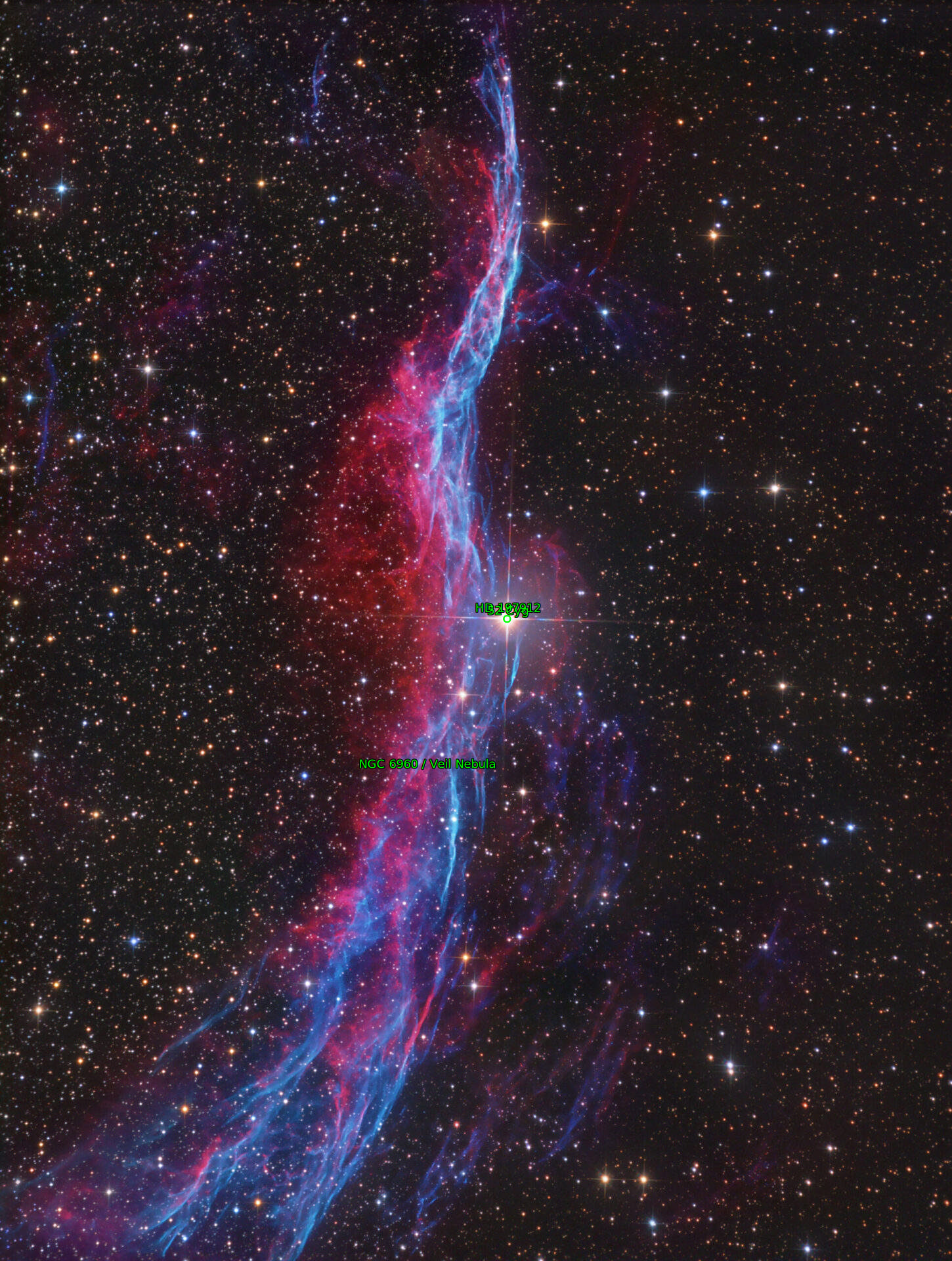 Sternkarten-Overlay (Astrometry.net)