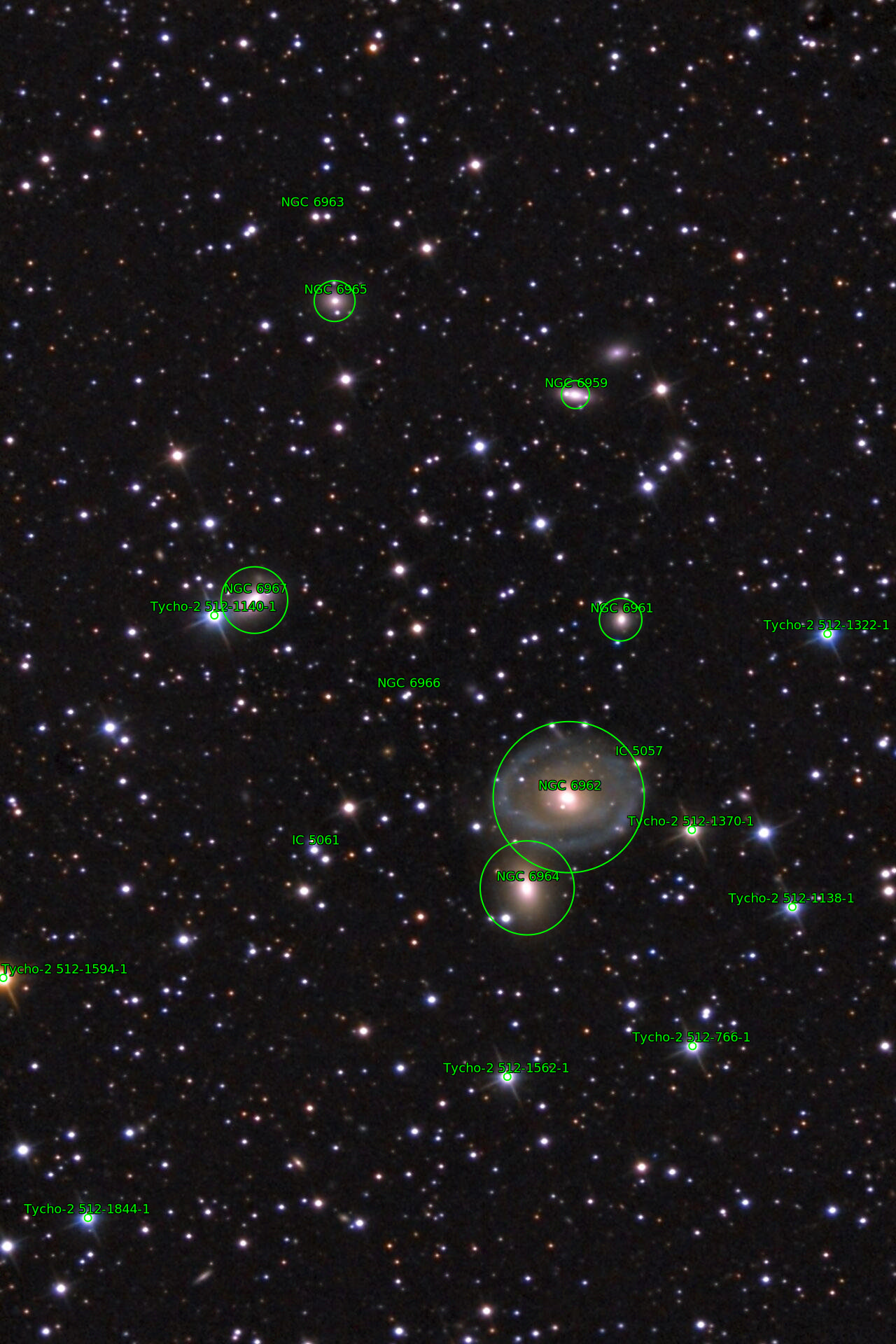 Sternkarten-Overlay (Astrometry.net)