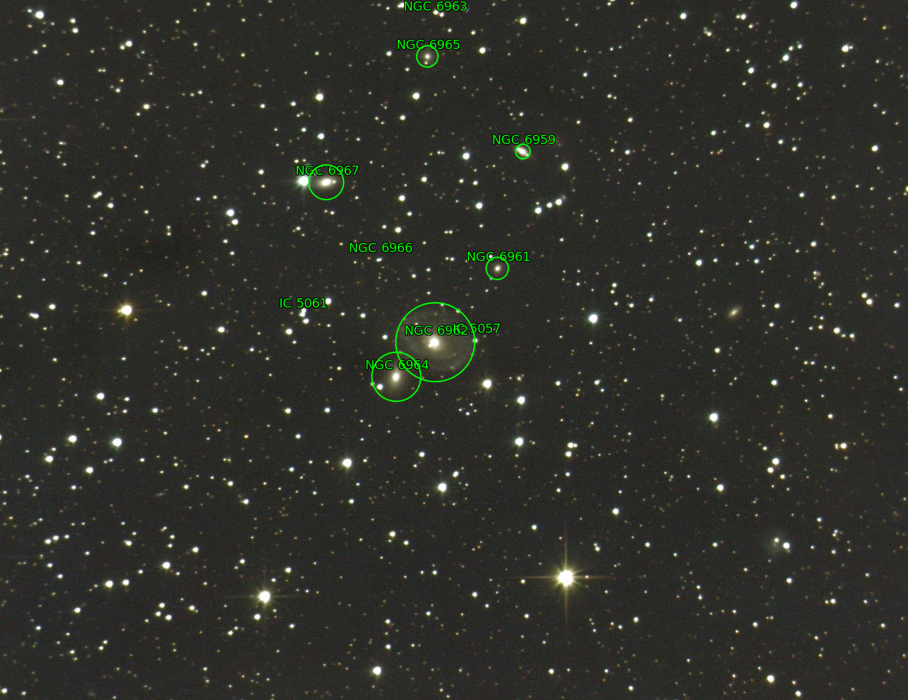 Sternkarten-Overlay (Astrometry.net)