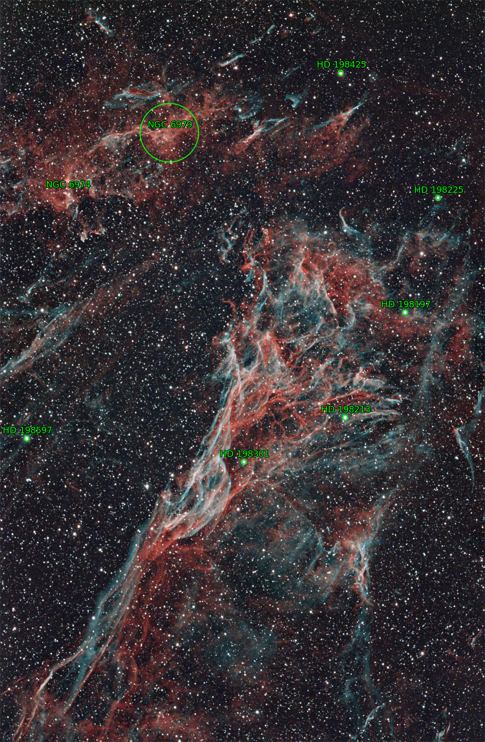 Sternkarten-Overlay (Astrometry.net)