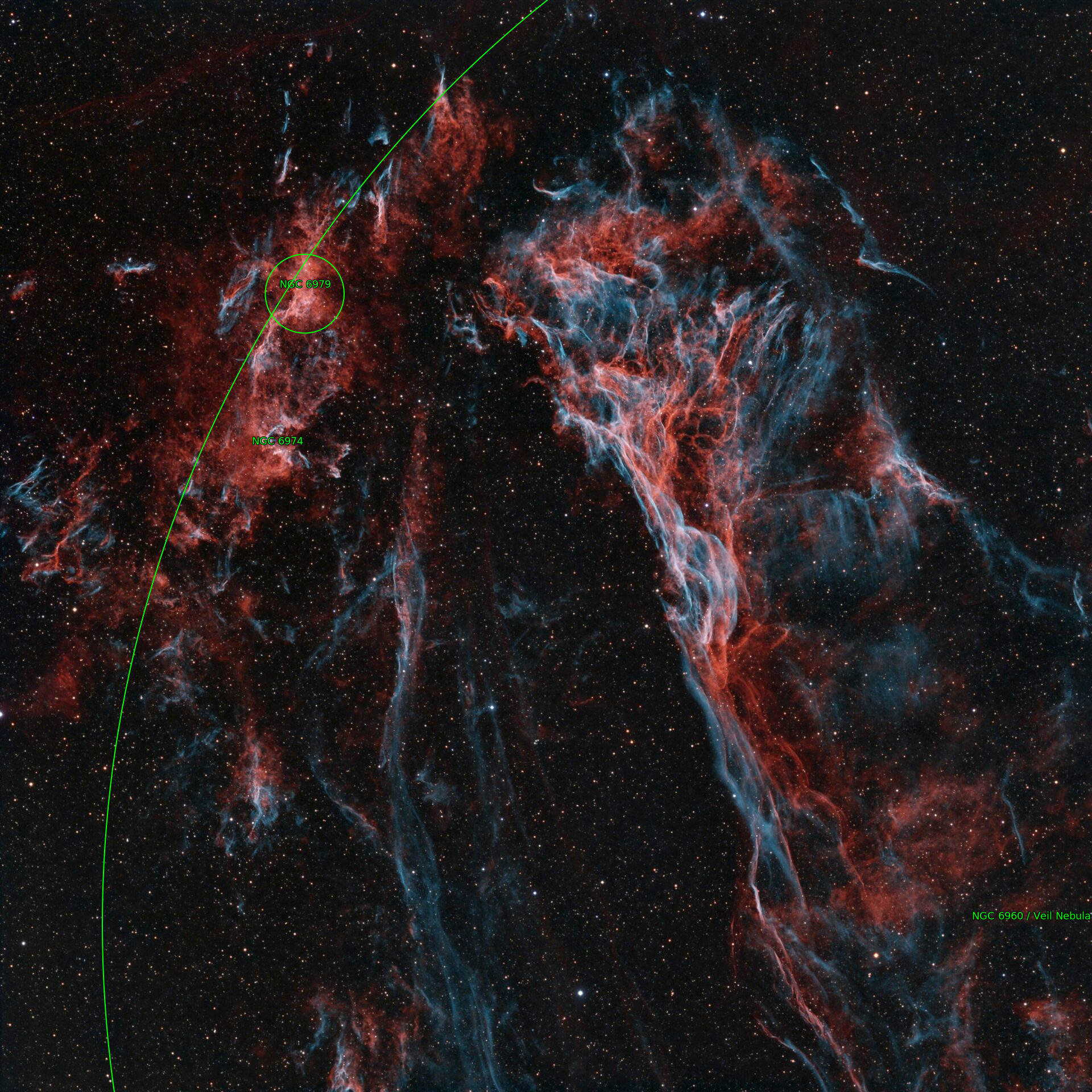 Sternkarten-Overlay (Astrometry.net)