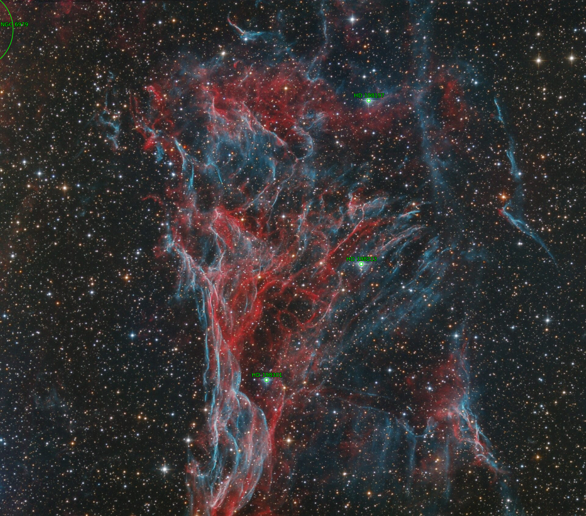 Sternkarten-Overlay (Astrometry.net)
