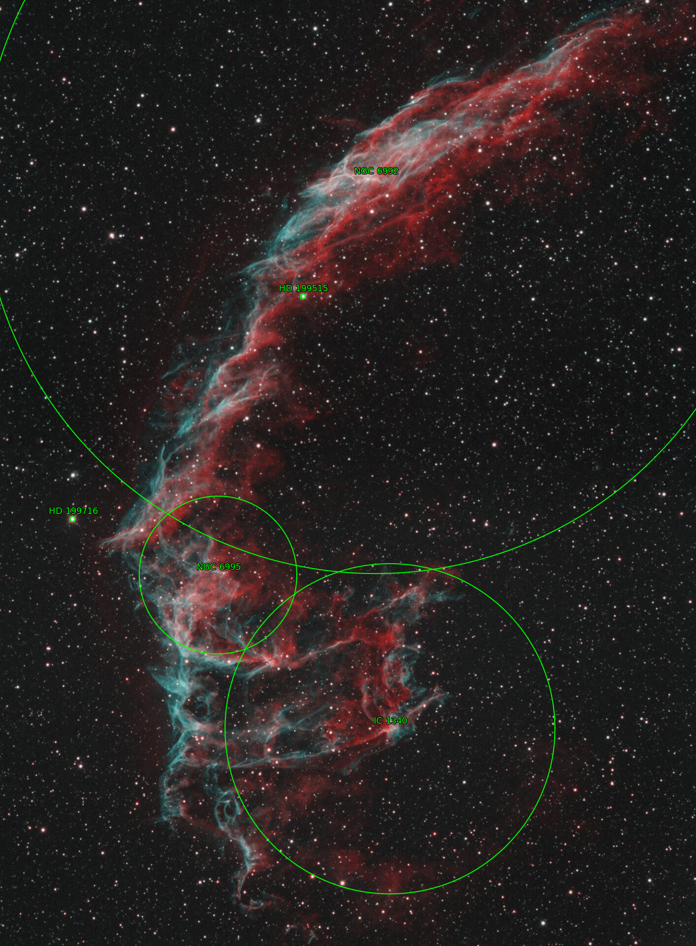 Sternkarten-Overlay (Astrometry.net)