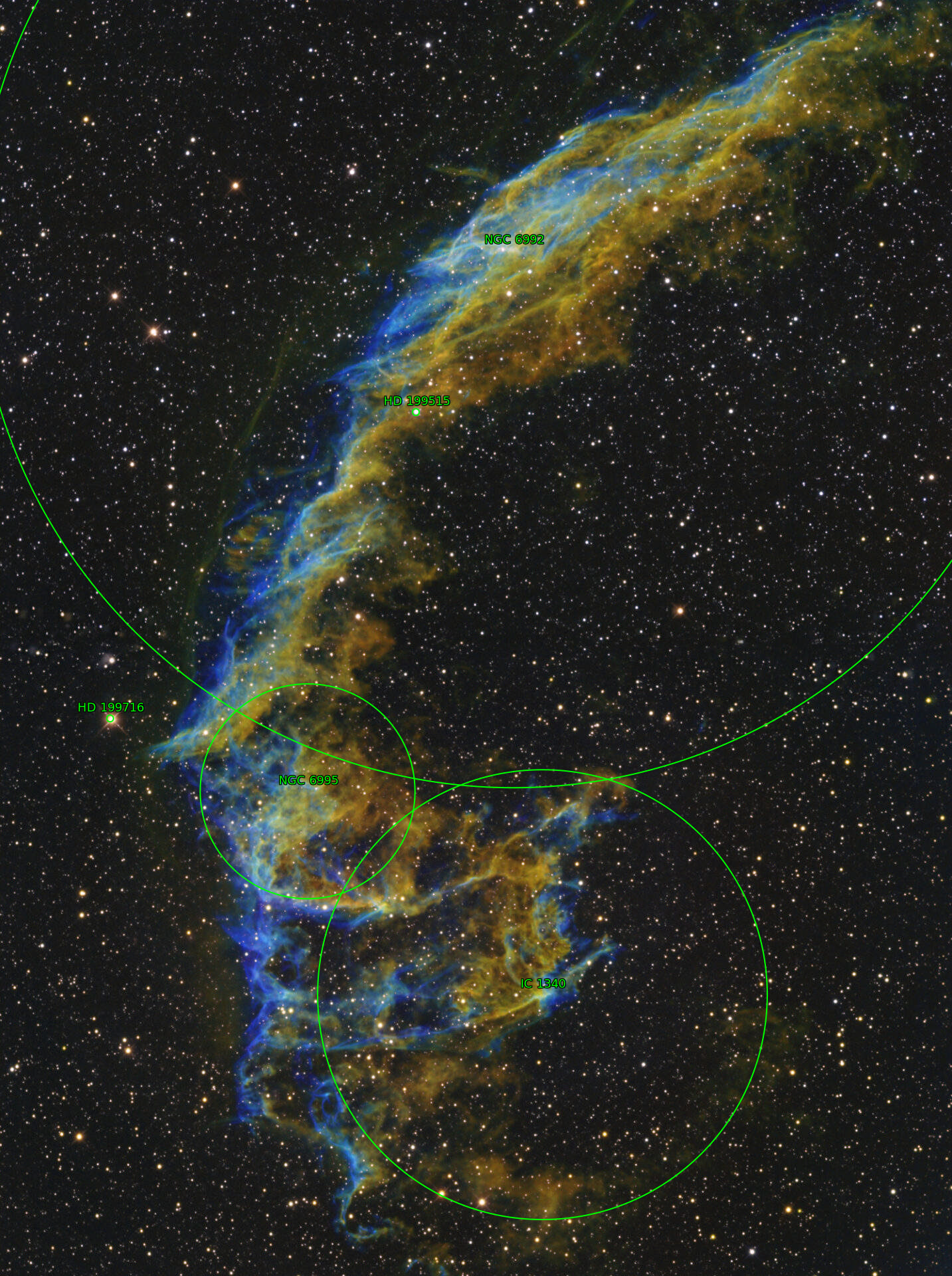 Sternkarten-Overlay (Astrometry.net)