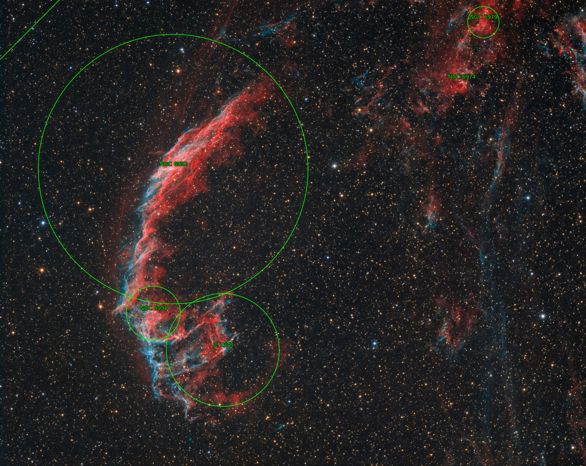 Sternkarten-Overlay (Astrometry.net)