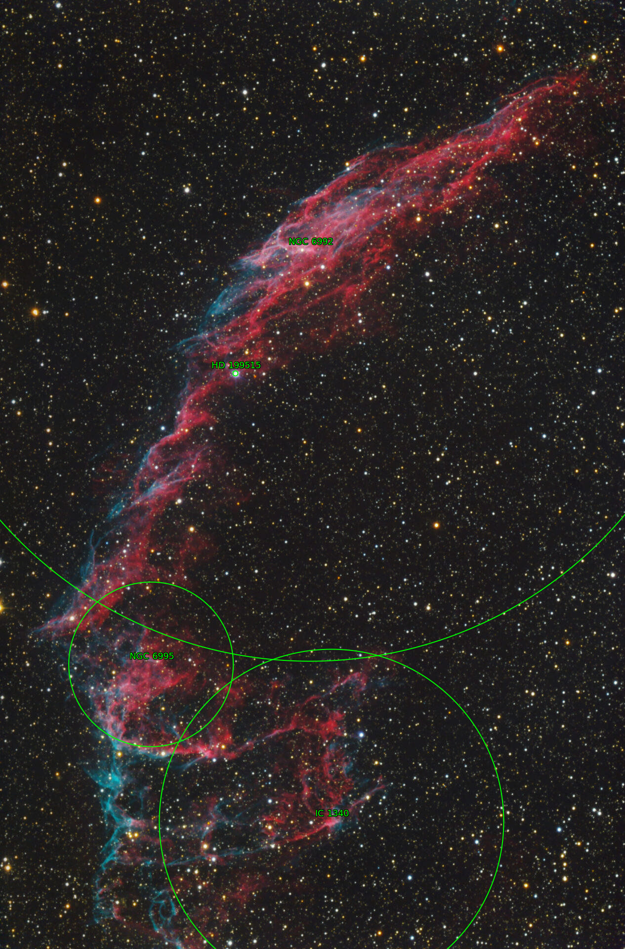 Sternkarten-Overlay (Astrometry.net)