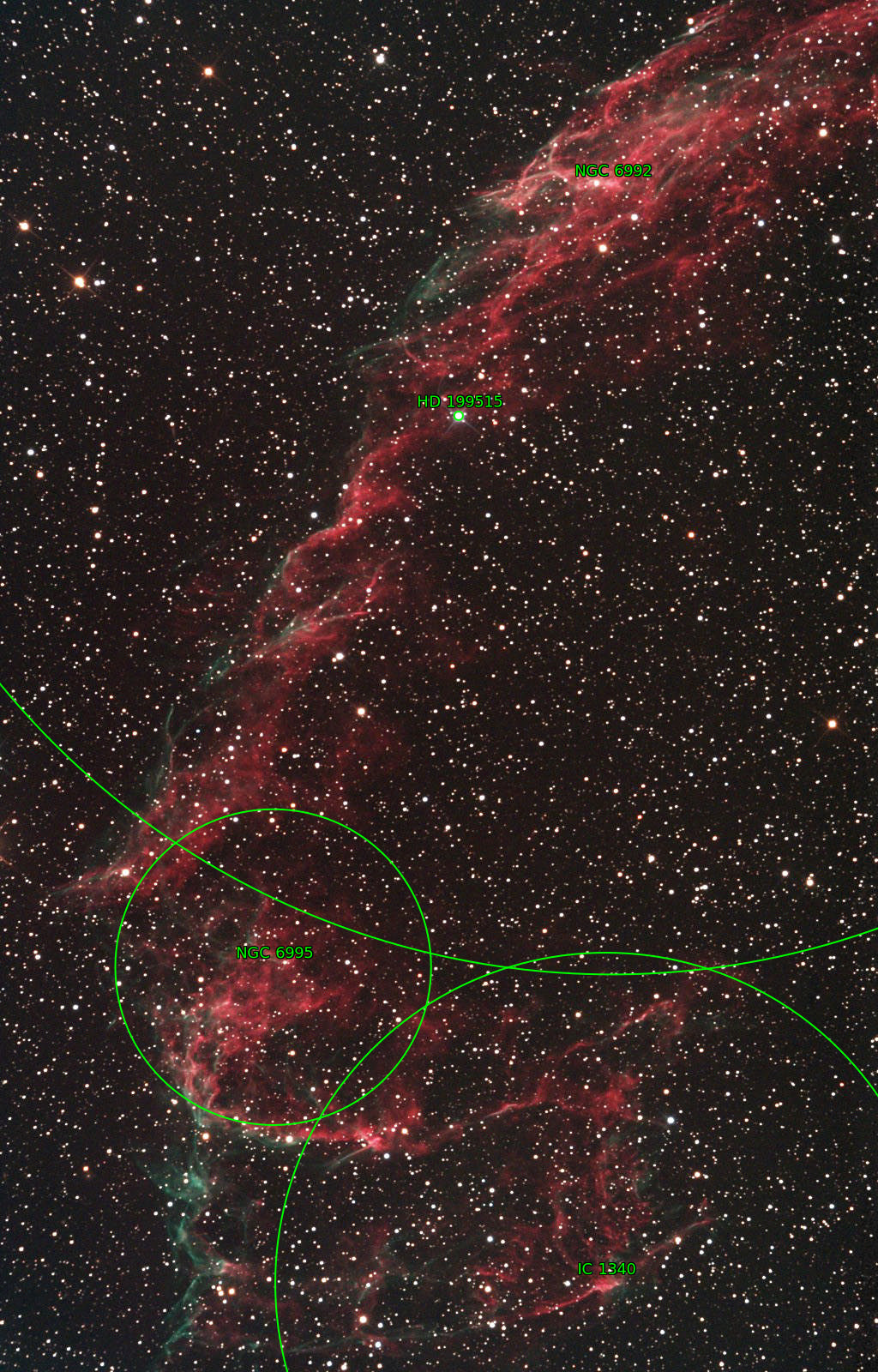 Sternkarten-Overlay (Astrometry.net)