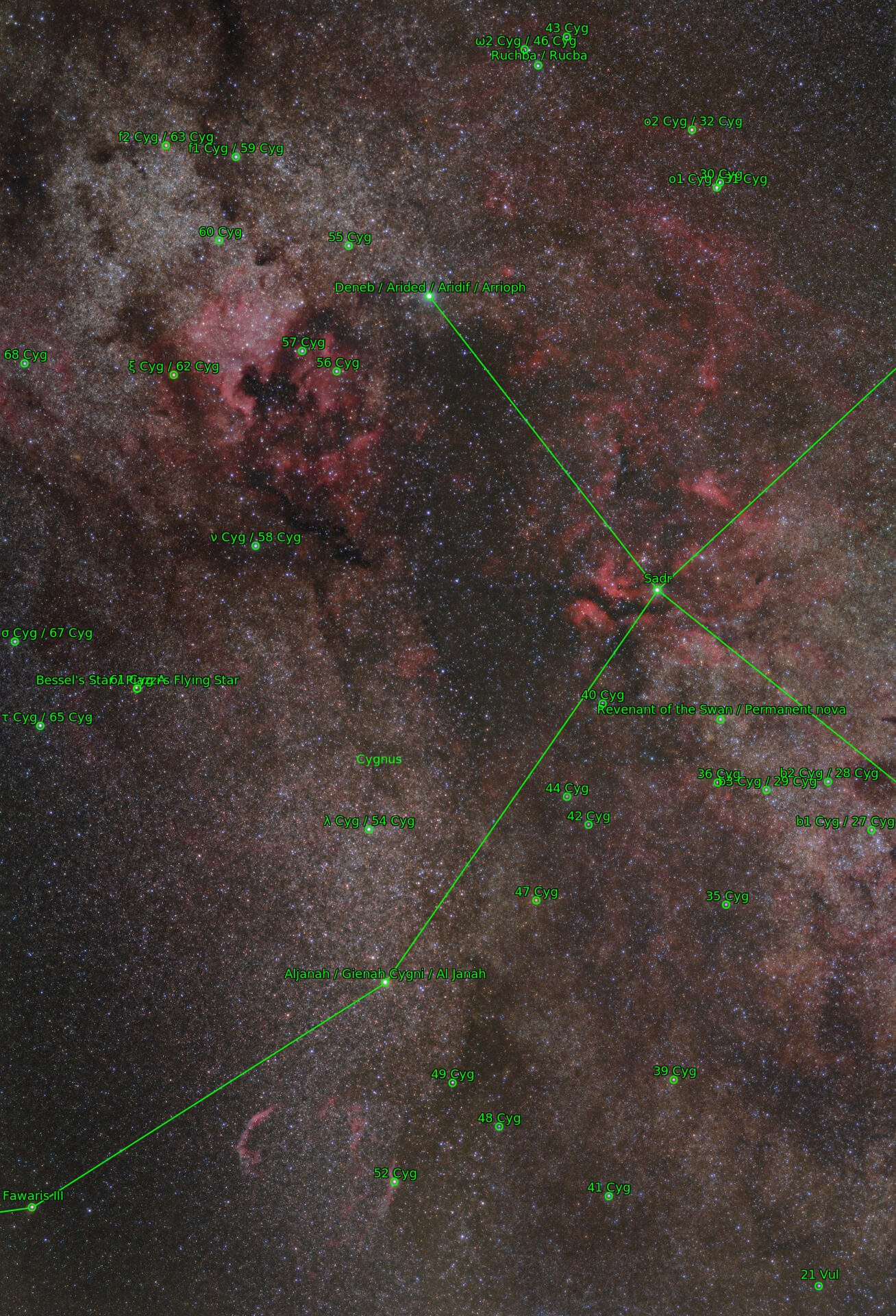 Sternkarten-Overlay (Astrometry.net)