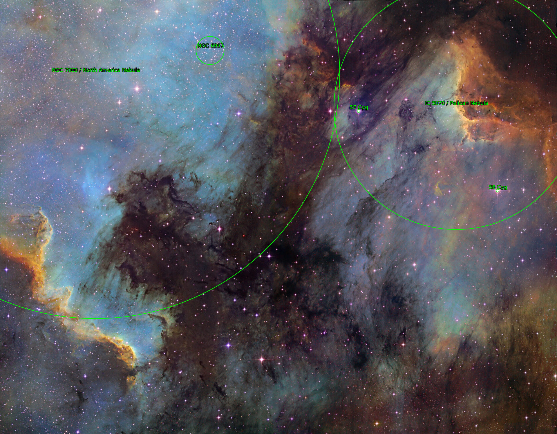 Sternkarten-Overlay (Astrometry.net)
