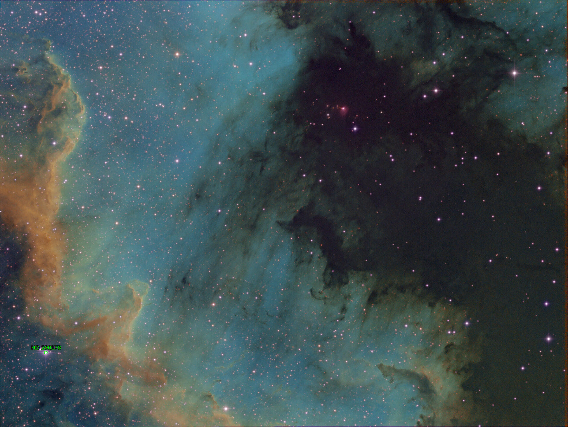 Sternkarten-Overlay (Astrometry.net)