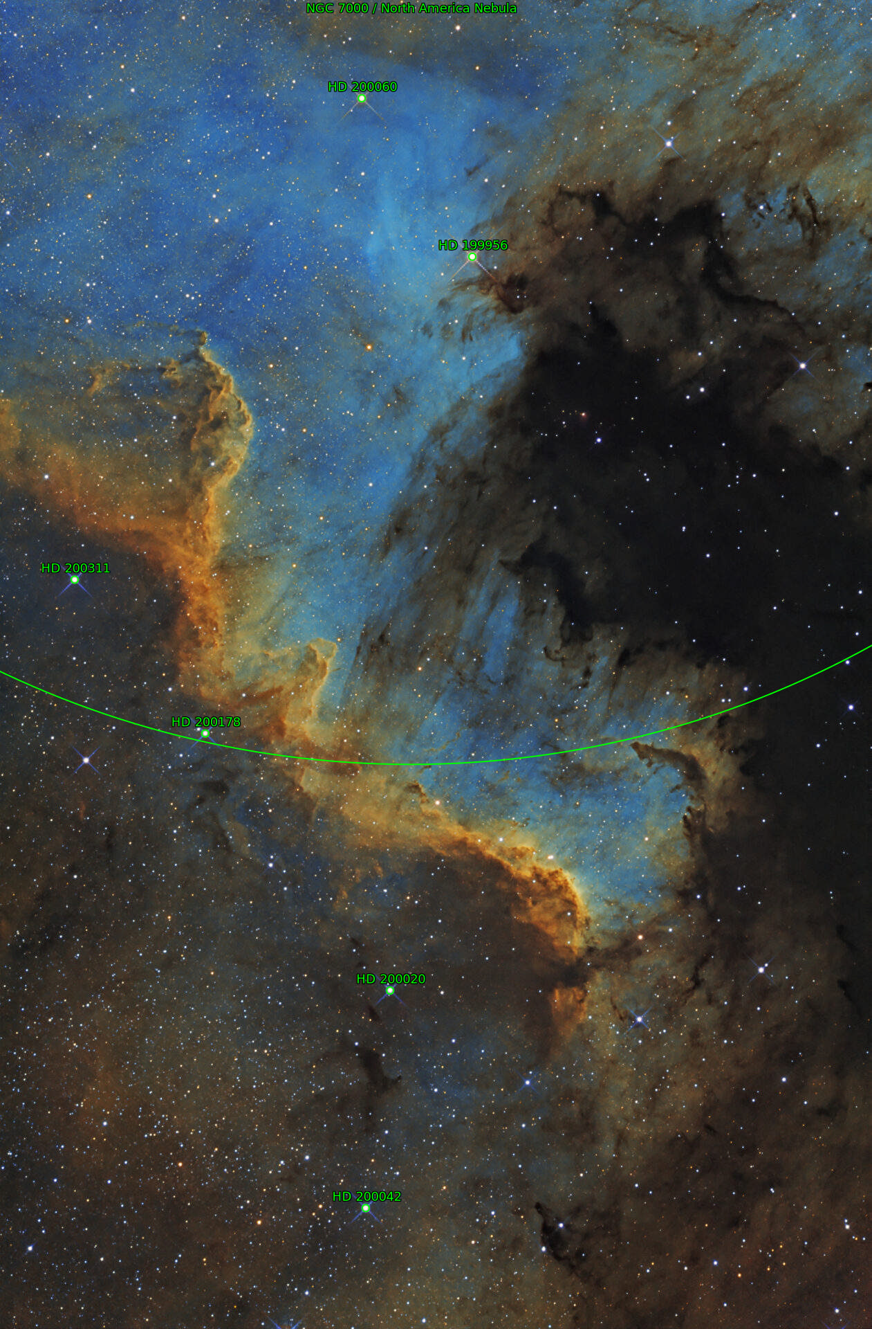 Sternkarten-Overlay (Astrometry.net)