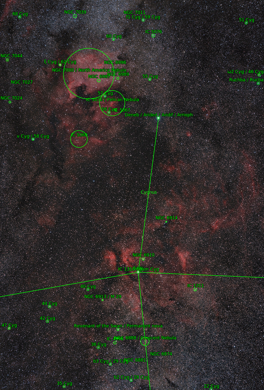 Sternkarten-Overlay (Astrometry.net)