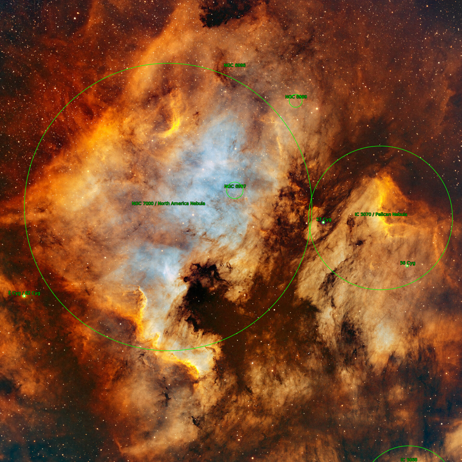 Sternkarten-Overlay (Astrometry.net)