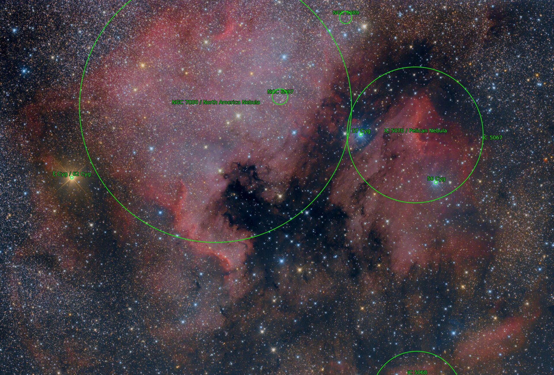 Sternkarten-Overlay (Astrometry.net)