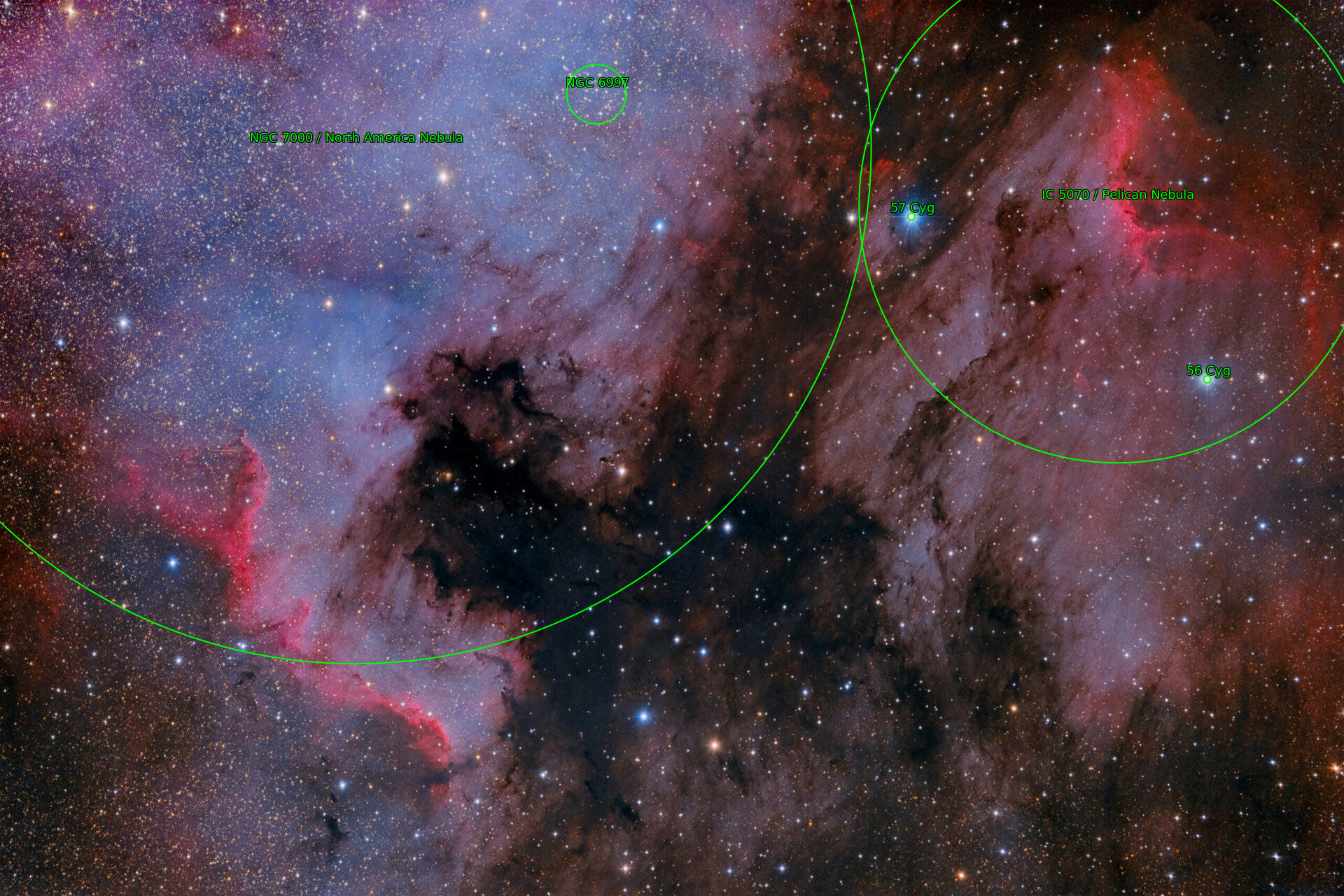 Sternkarten-Overlay (Astrometry.net)