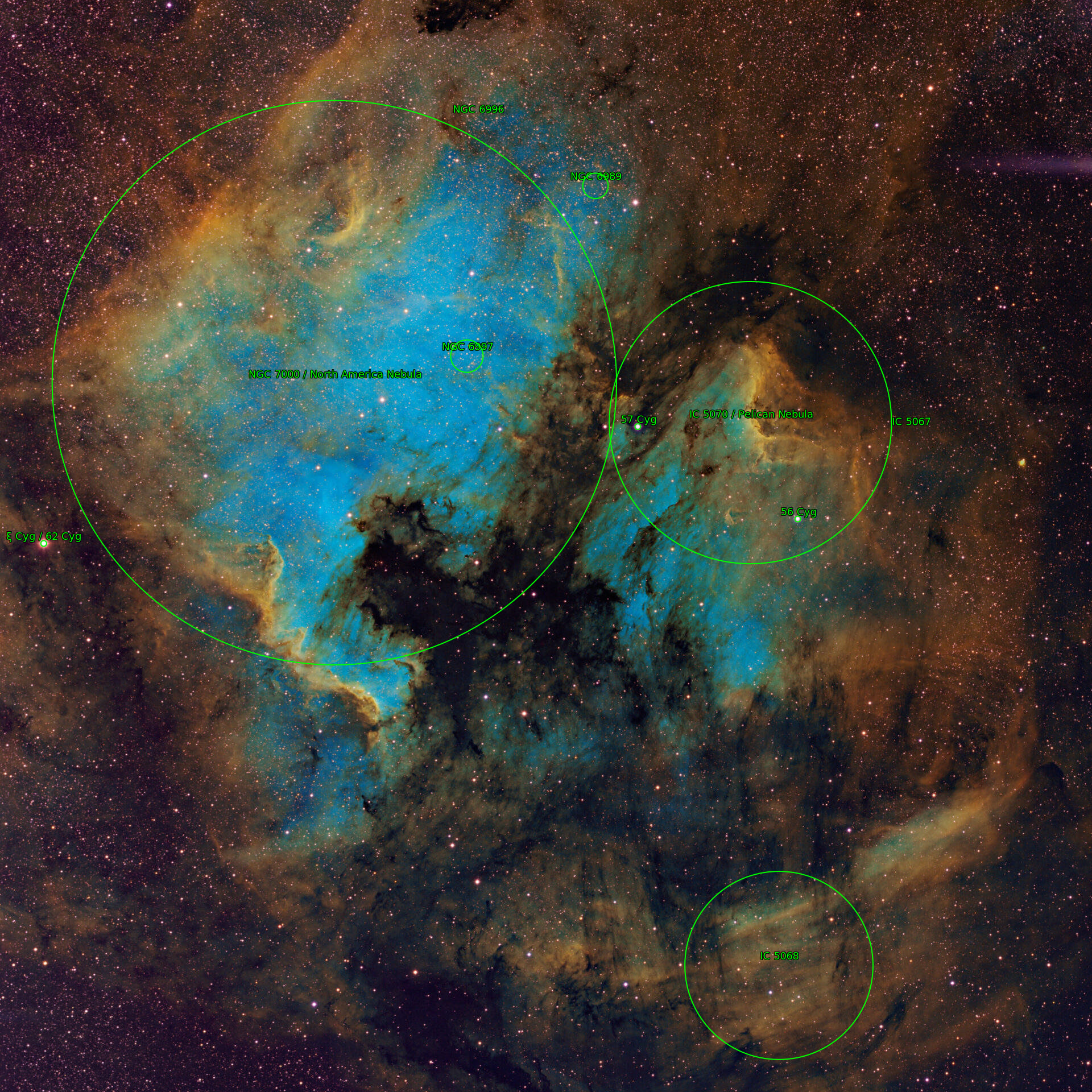 Sternkarten-Overlay (Astrometry.net)