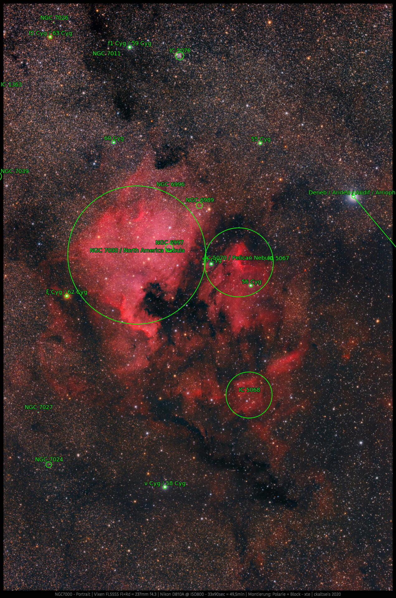 Sternkarten-Overlay (Astrometry.net)