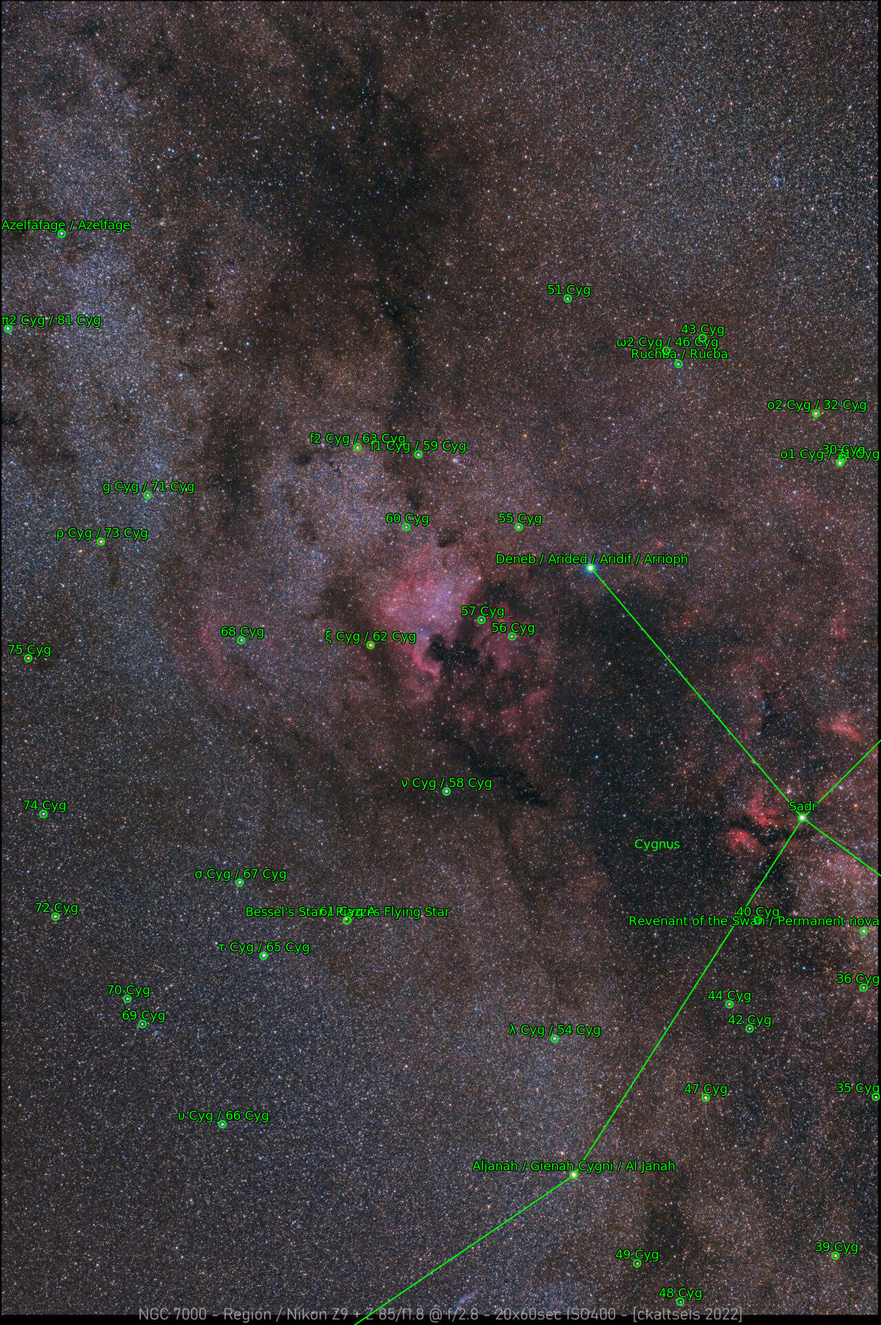 Sternkarten-Overlay (Astrometry.net)