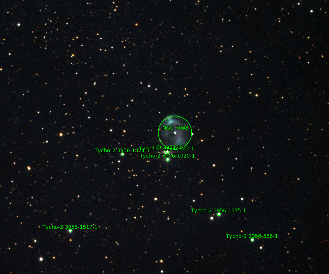 Sternkarten-Overlay (Astrometry.net)