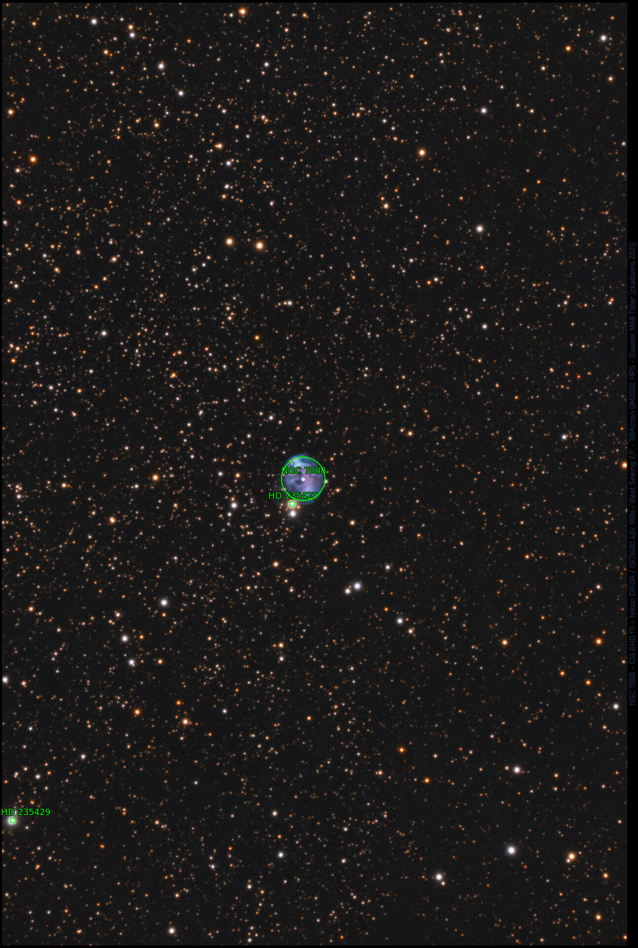 Sternkarten-Overlay (Astrometry.net)