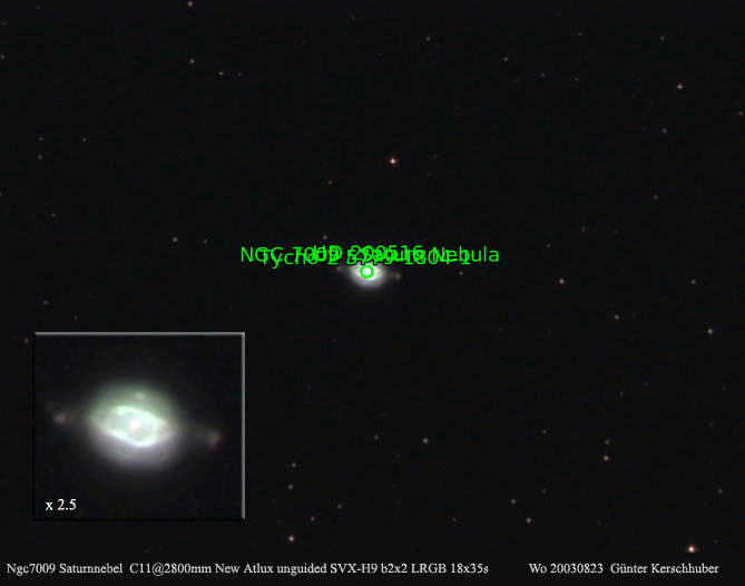 Sternkarten-Overlay (Astrometry.net)