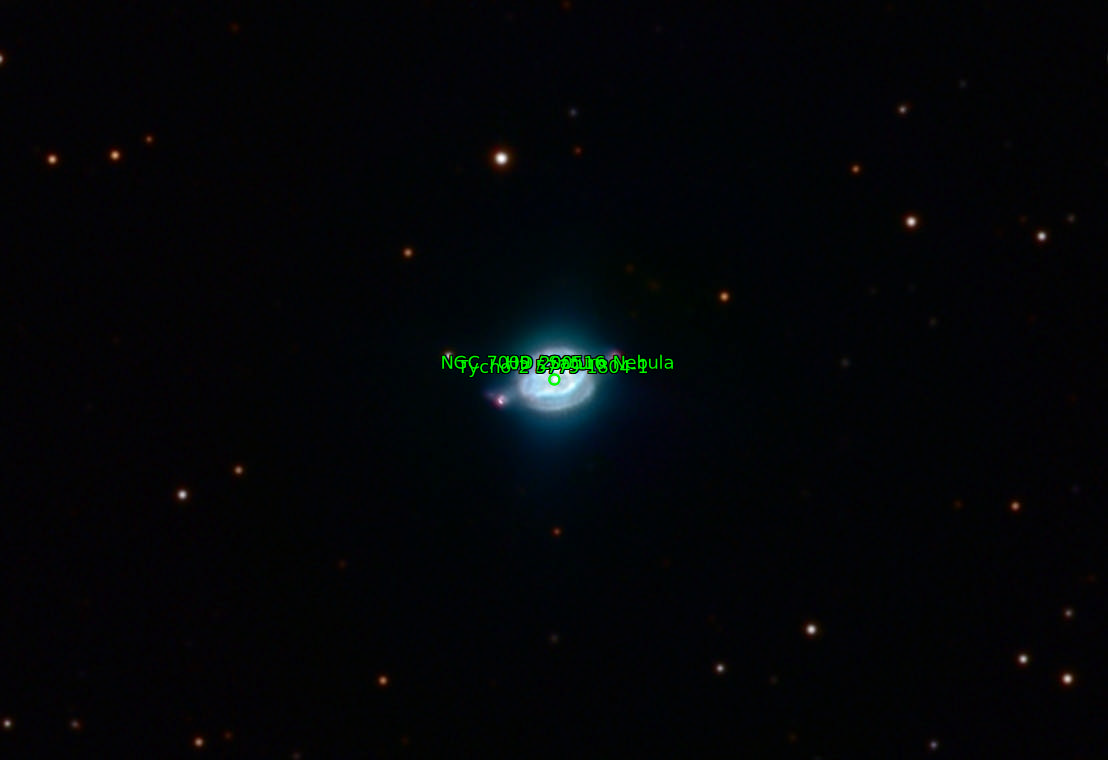 Sternkarten-Overlay (Astrometry.net)