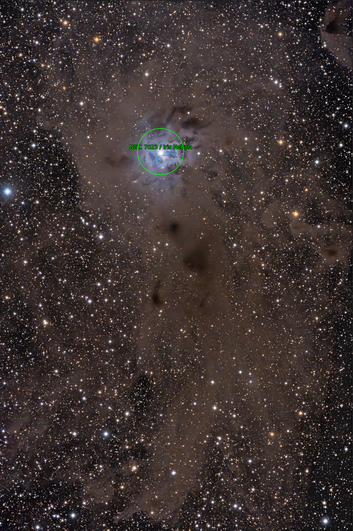 Sternkarten-Overlay (Astrometry.net)