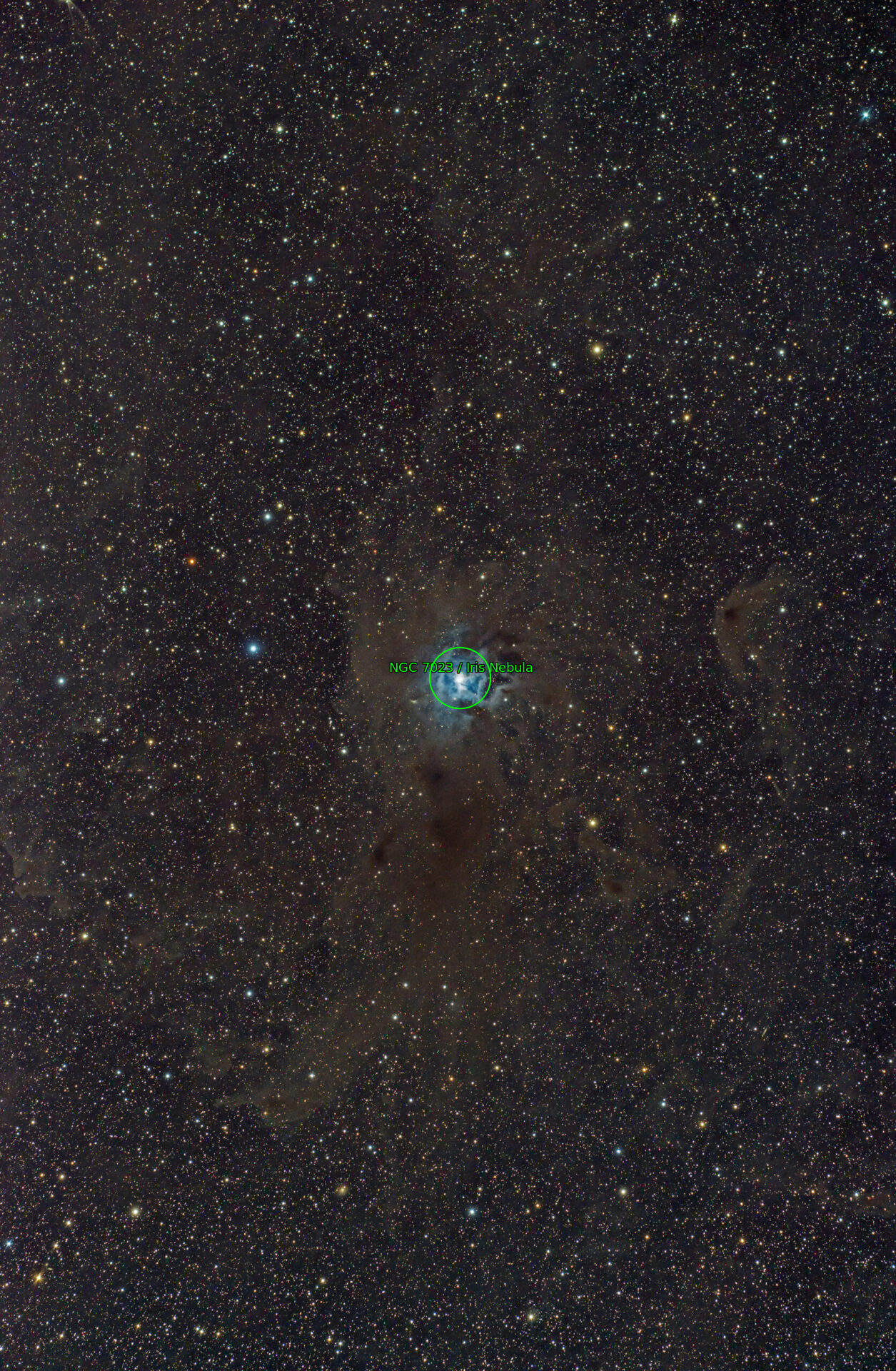 Sternkarten-Overlay (Astrometry.net)