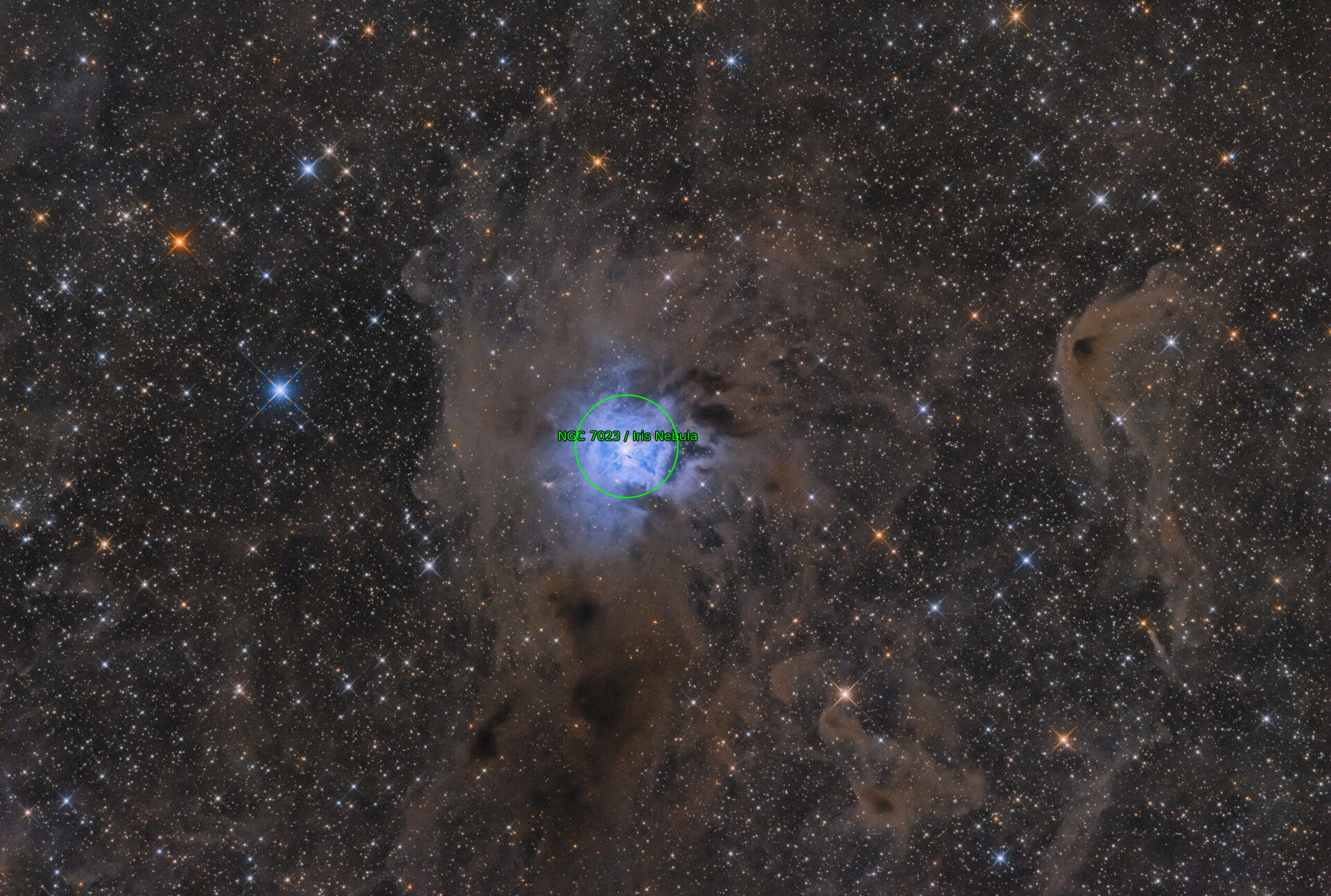Sternkarten-Overlay (Astrometry.net)