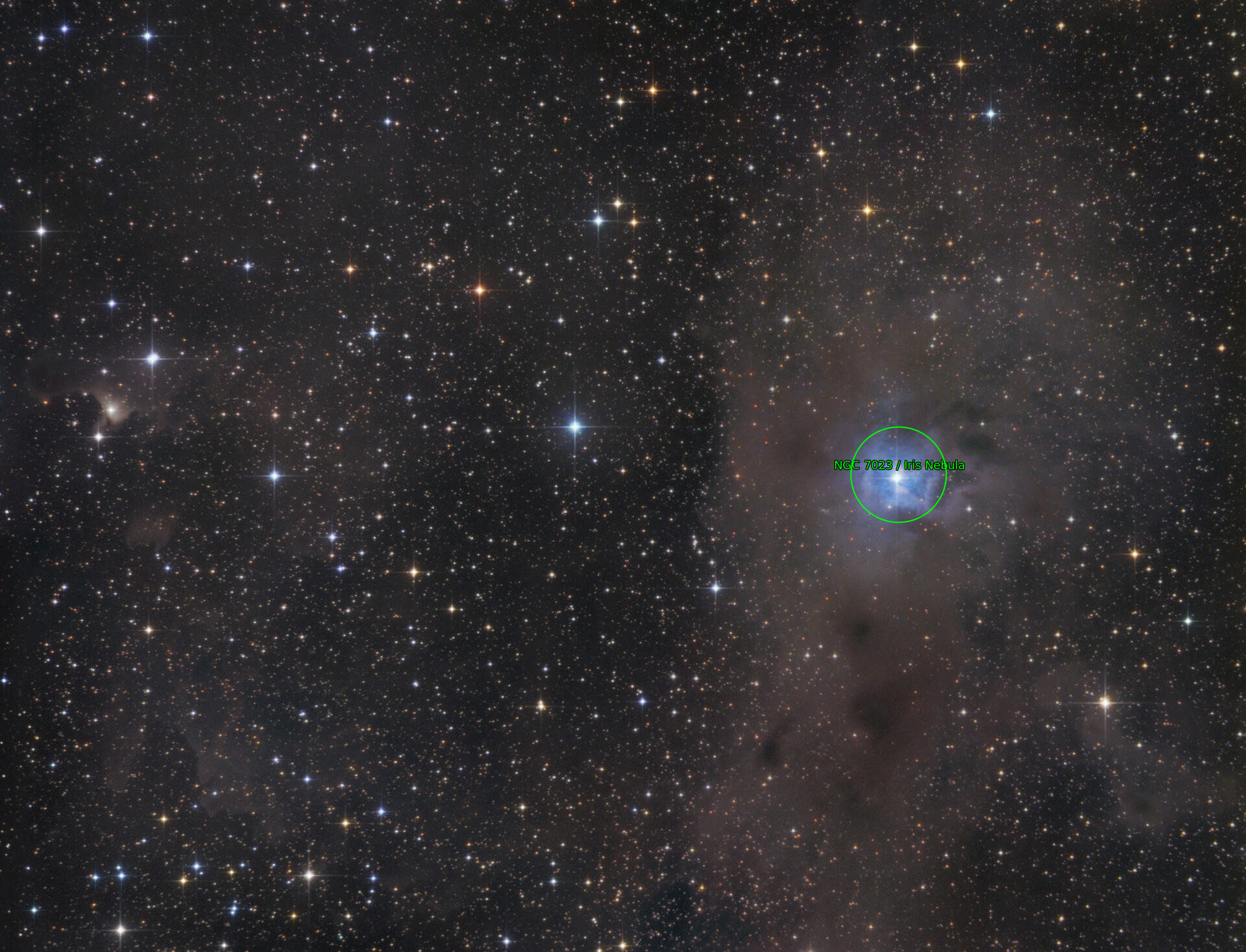 Sternkarten-Overlay (Astrometry.net)
