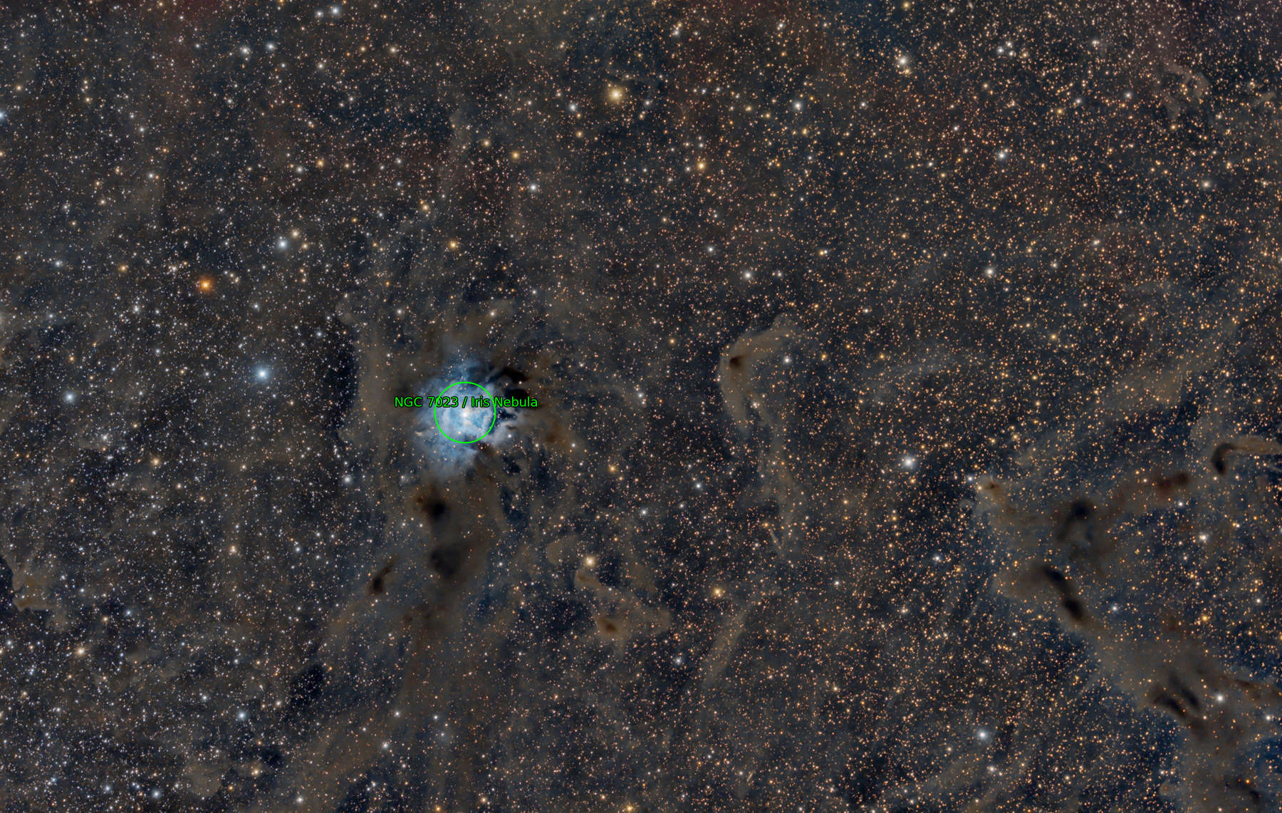 Sternkarten-Overlay (Astrometry.net)