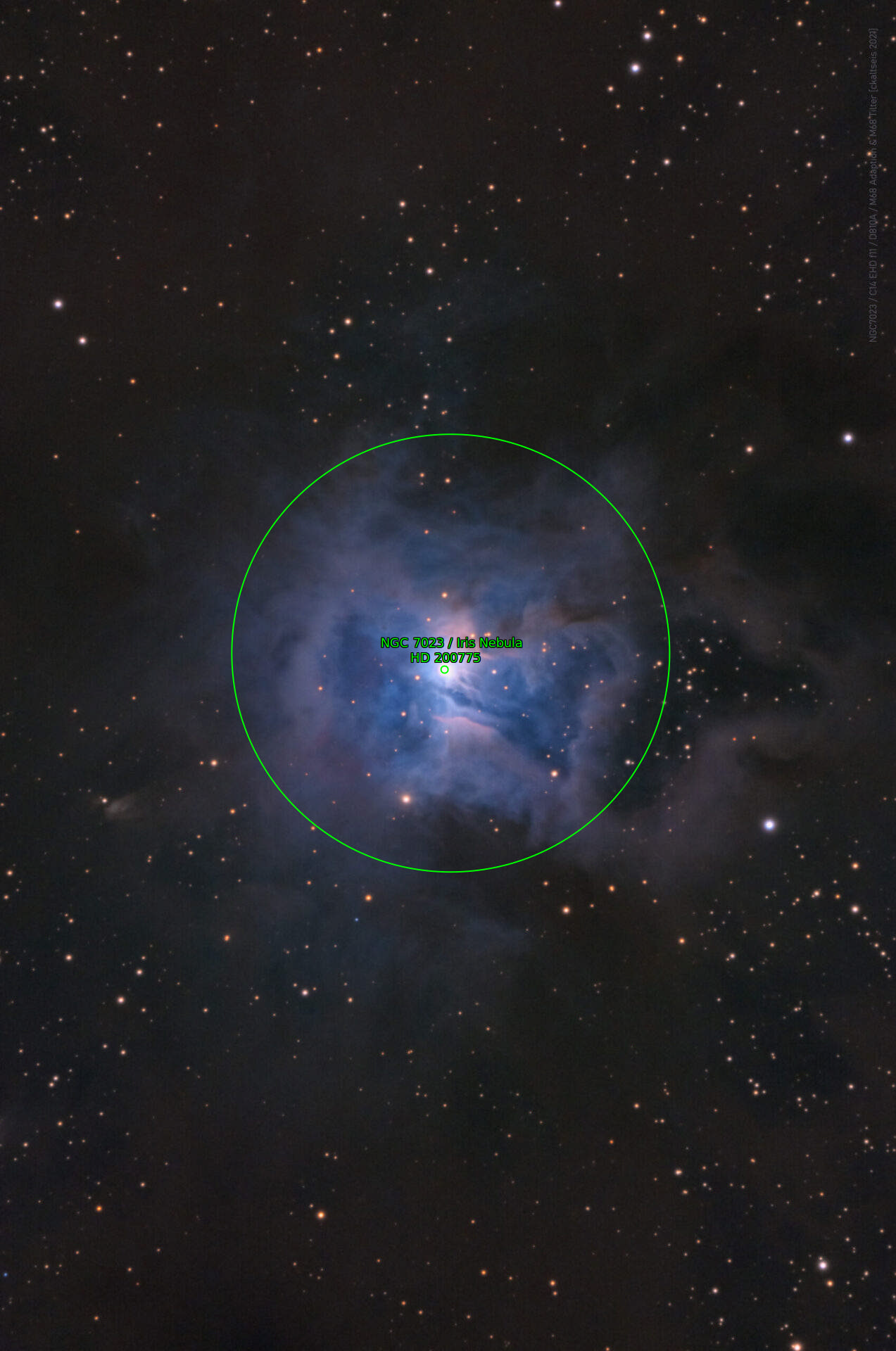 Sternkarten-Overlay (Astrometry.net)