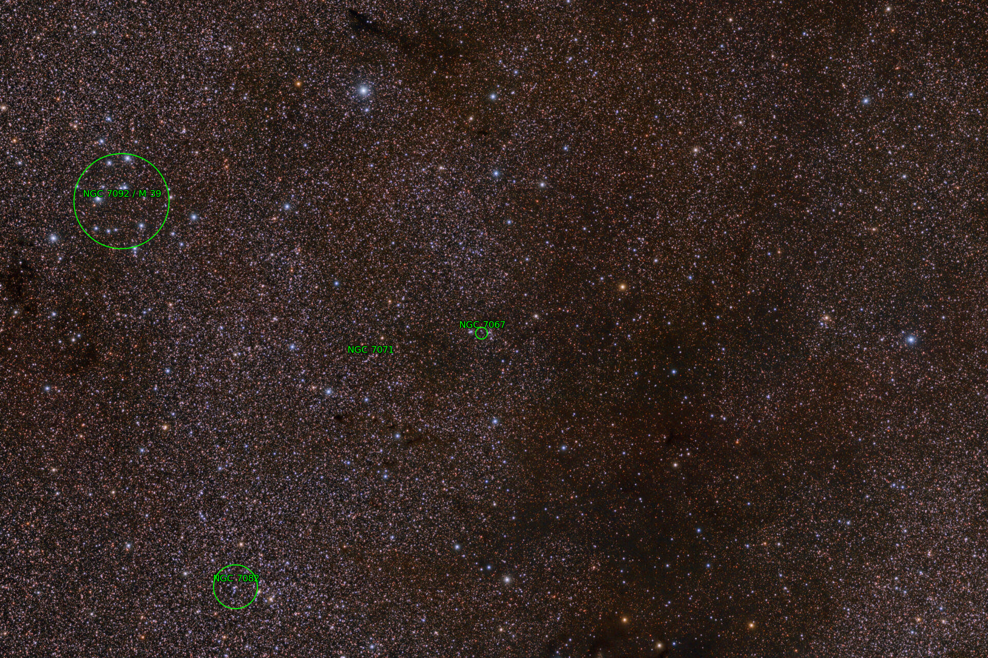 Sternkarten-Overlay (Astrometry.net)