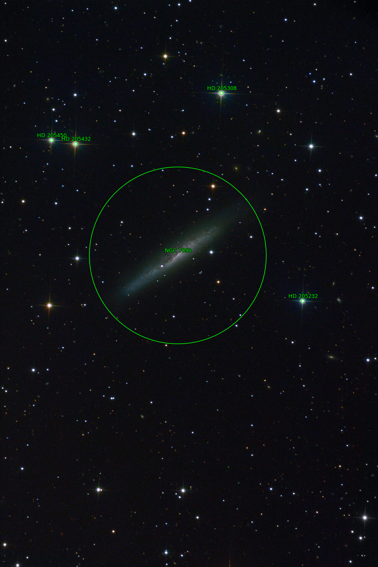 Sternkarten-Overlay (Astrometry.net)