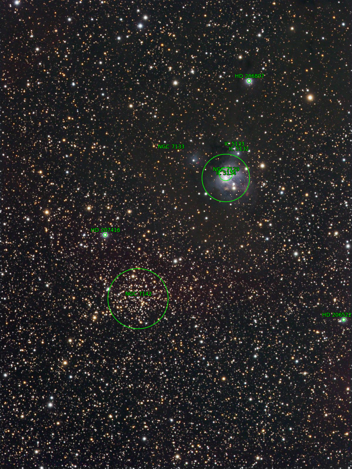 Sternkarten-Overlay (Astrometry.net)