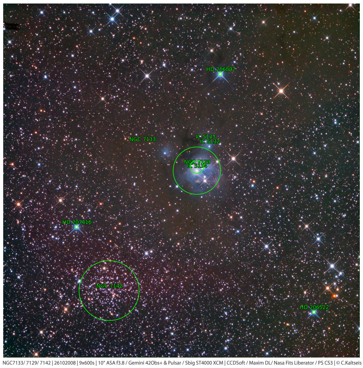 Sternkarten-Overlay (Astrometry.net)