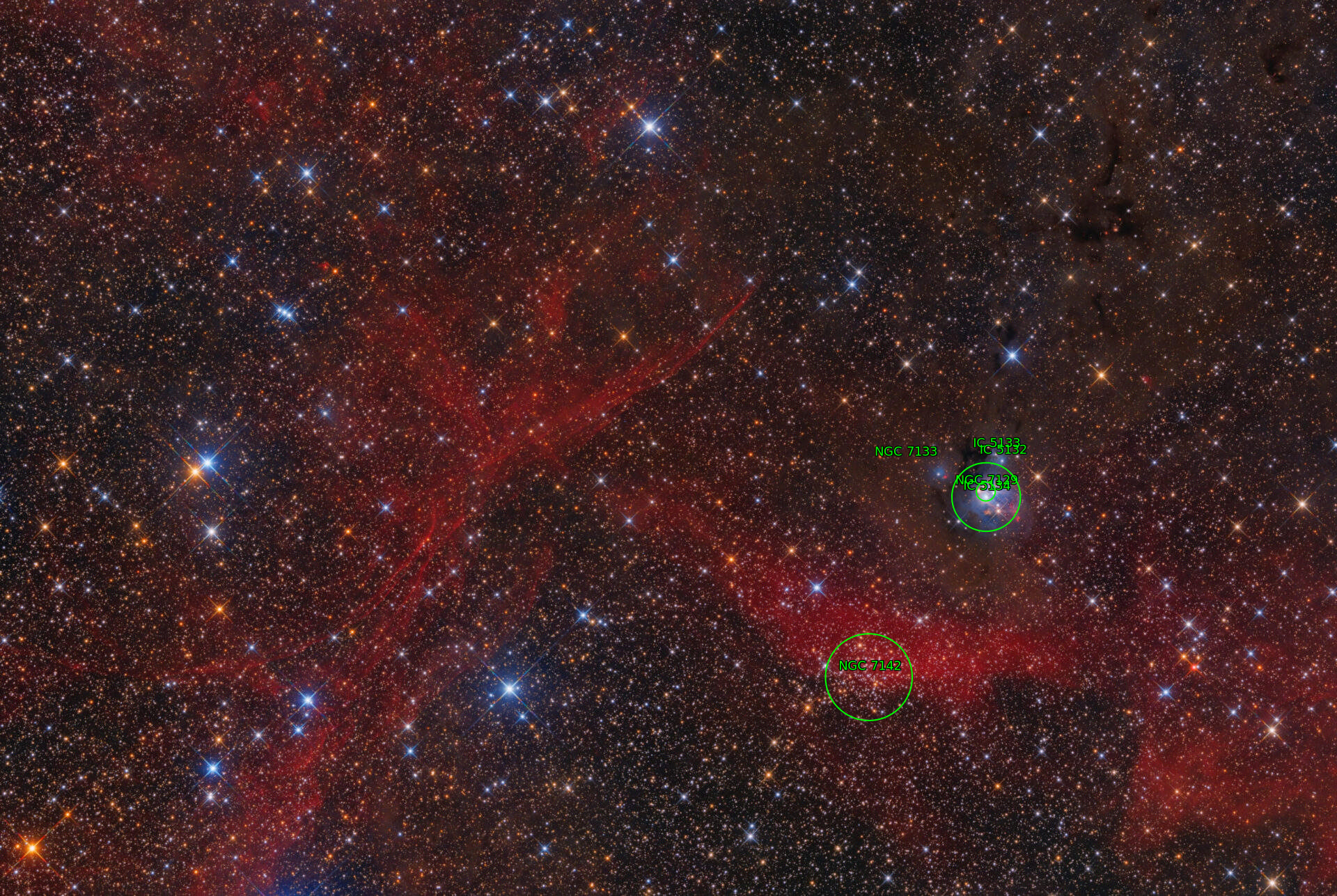 Sternkarten-Overlay (Astrometry.net)