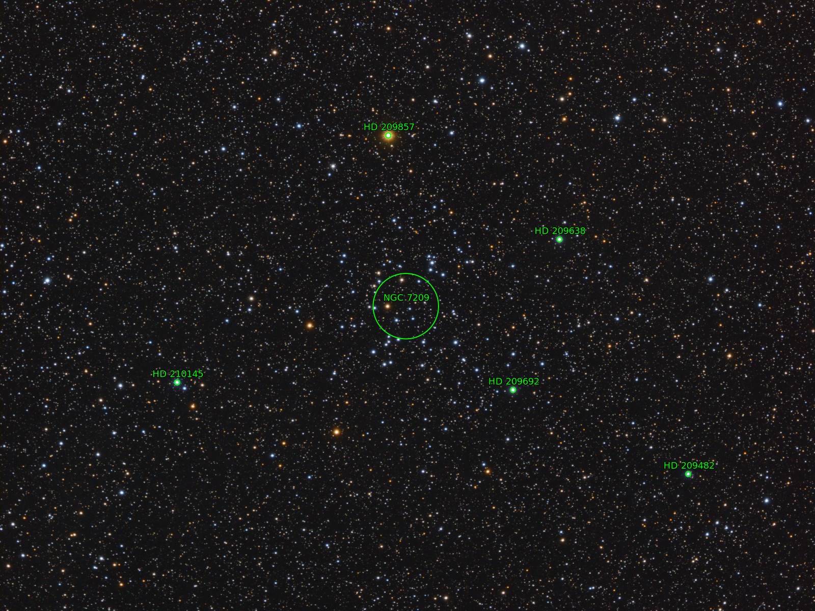 Sternkarten-Overlay (Astrometry.net)