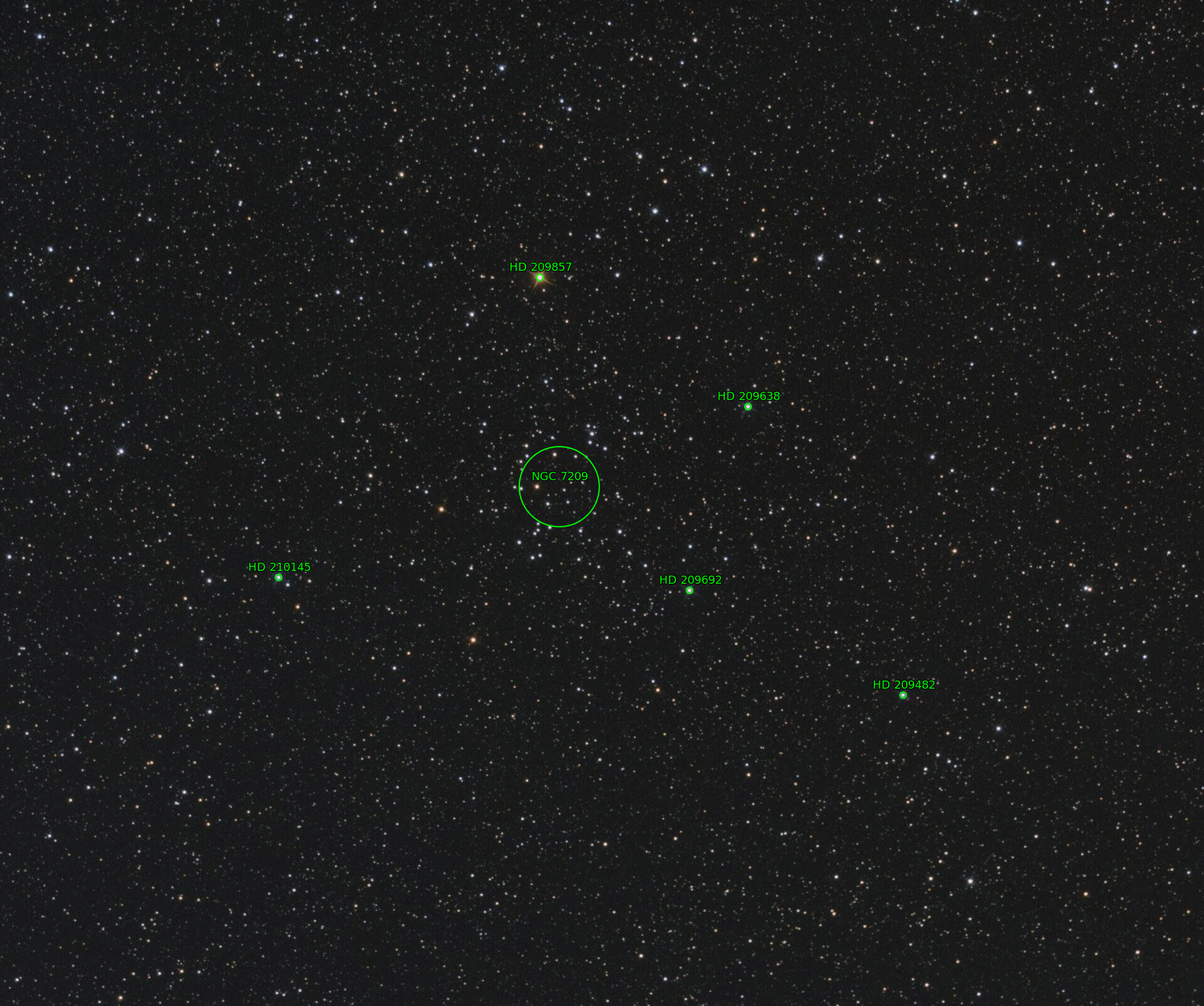 Sternkarten-Overlay (Astrometry.net)