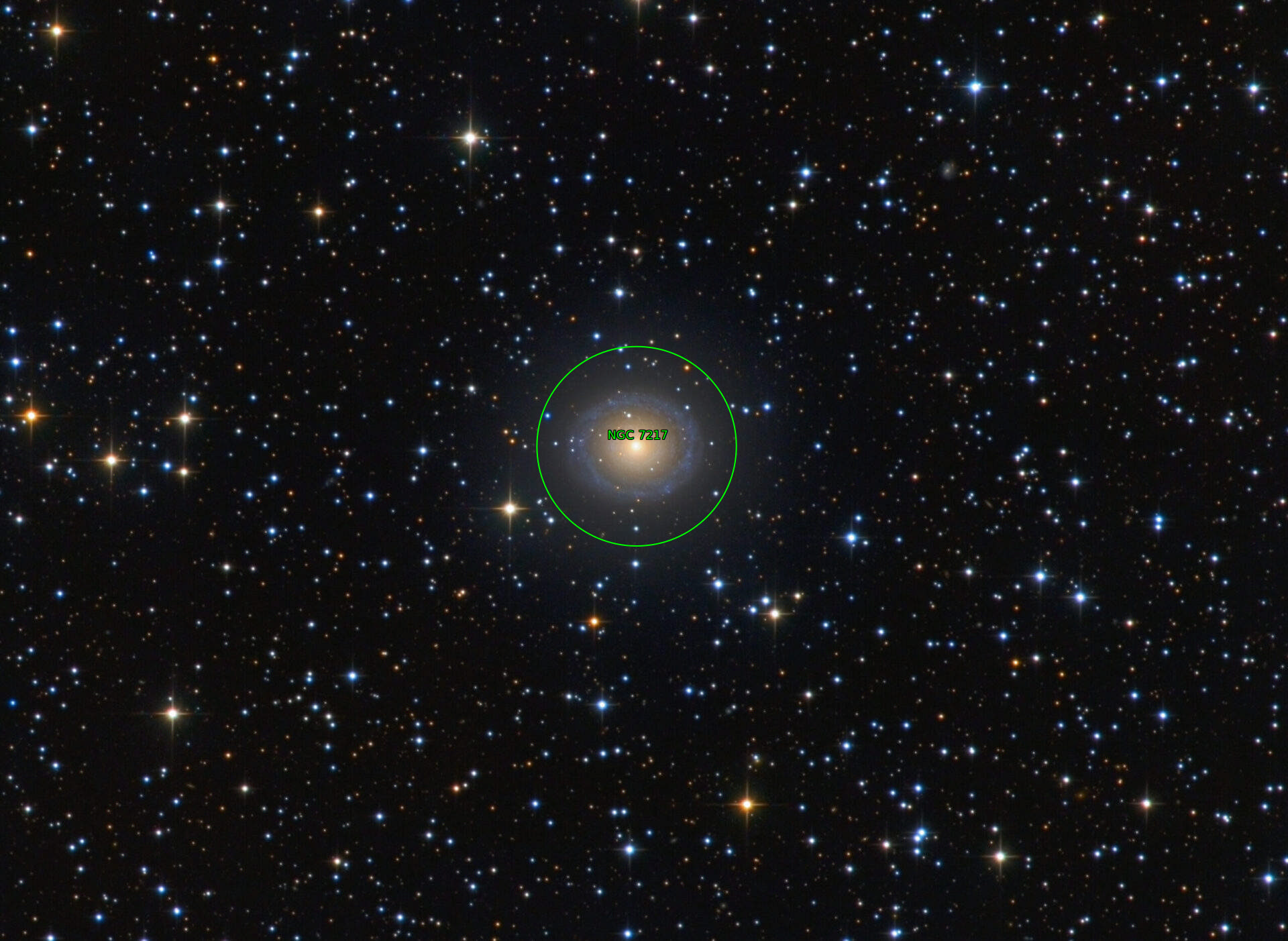 Sternkarten-Overlay (Astrometry.net)