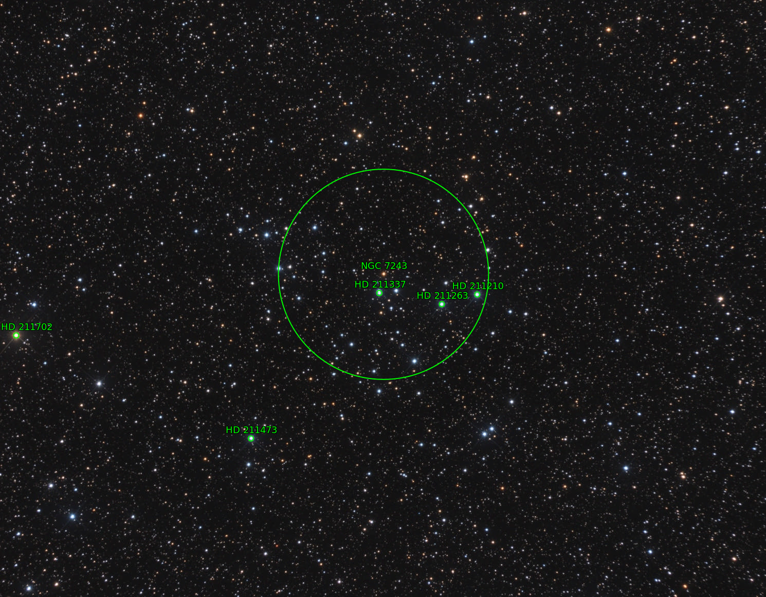 Sternkarten-Overlay (Astrometry.net)