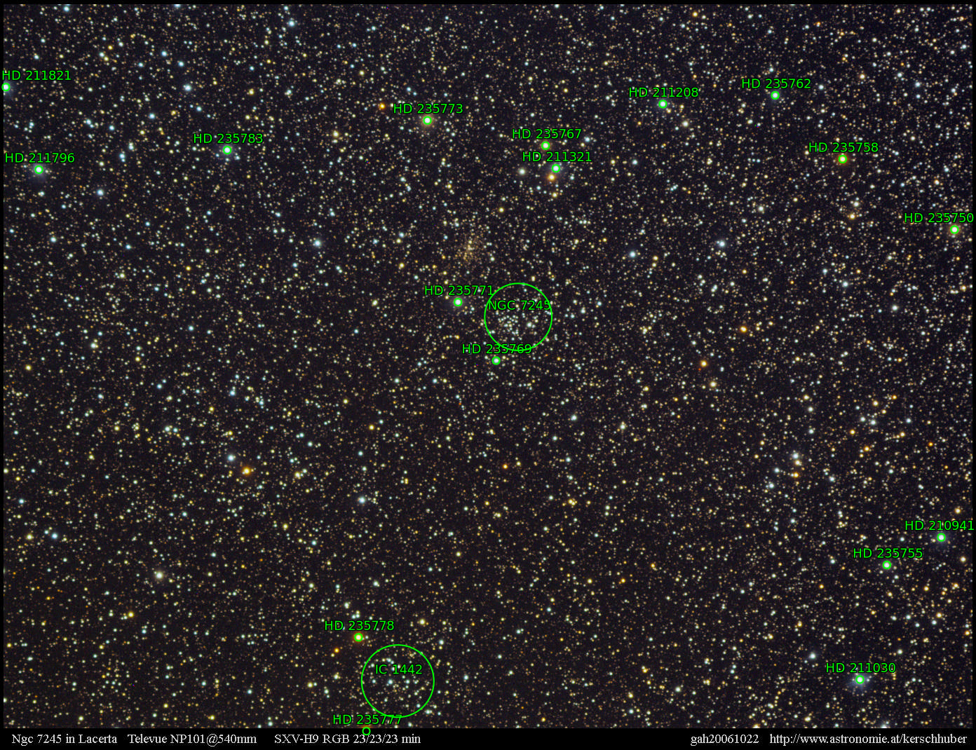 Sternkarten-Overlay (Astrometry.net)